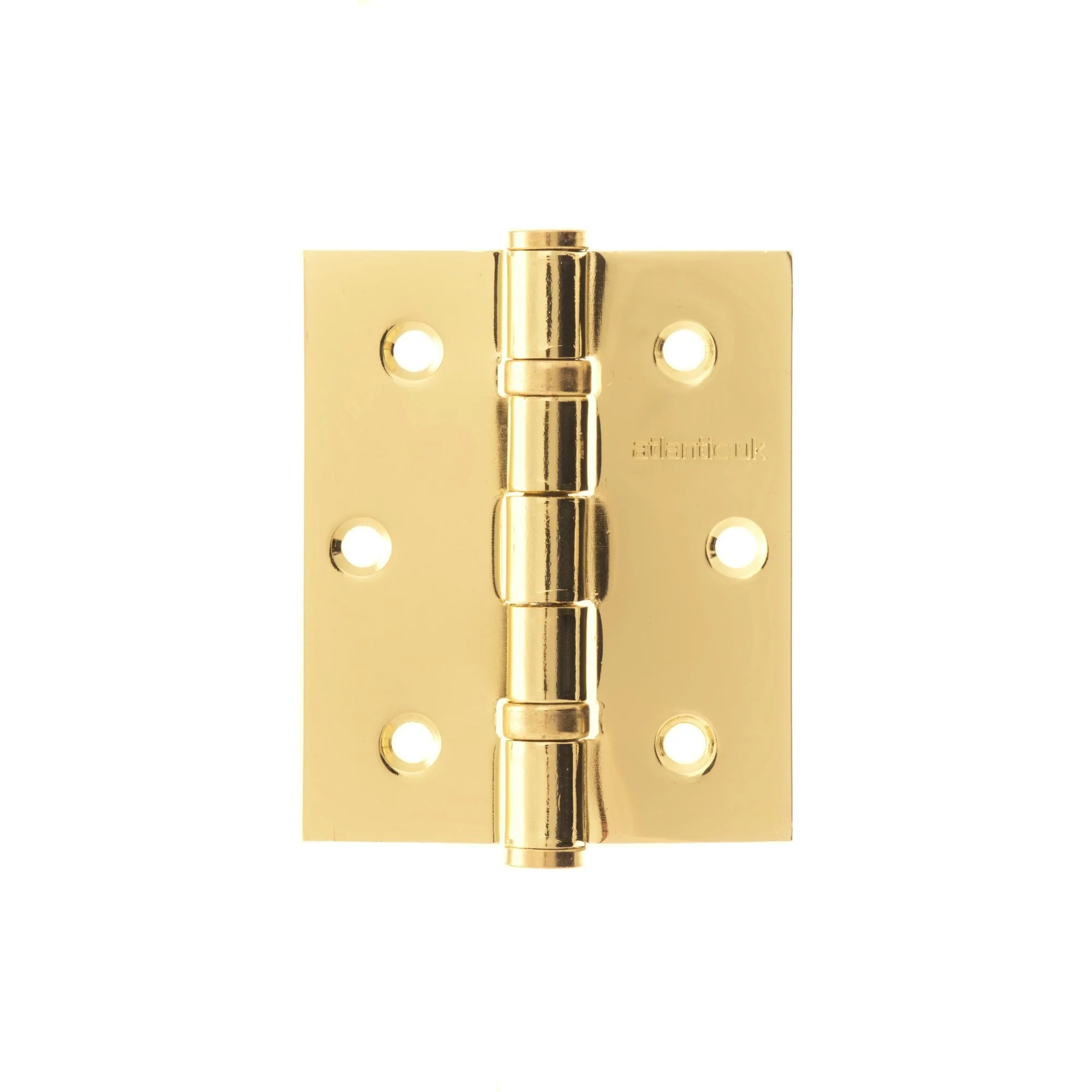 76mm (3'') Ball Bearing Hinge, Polished Brass