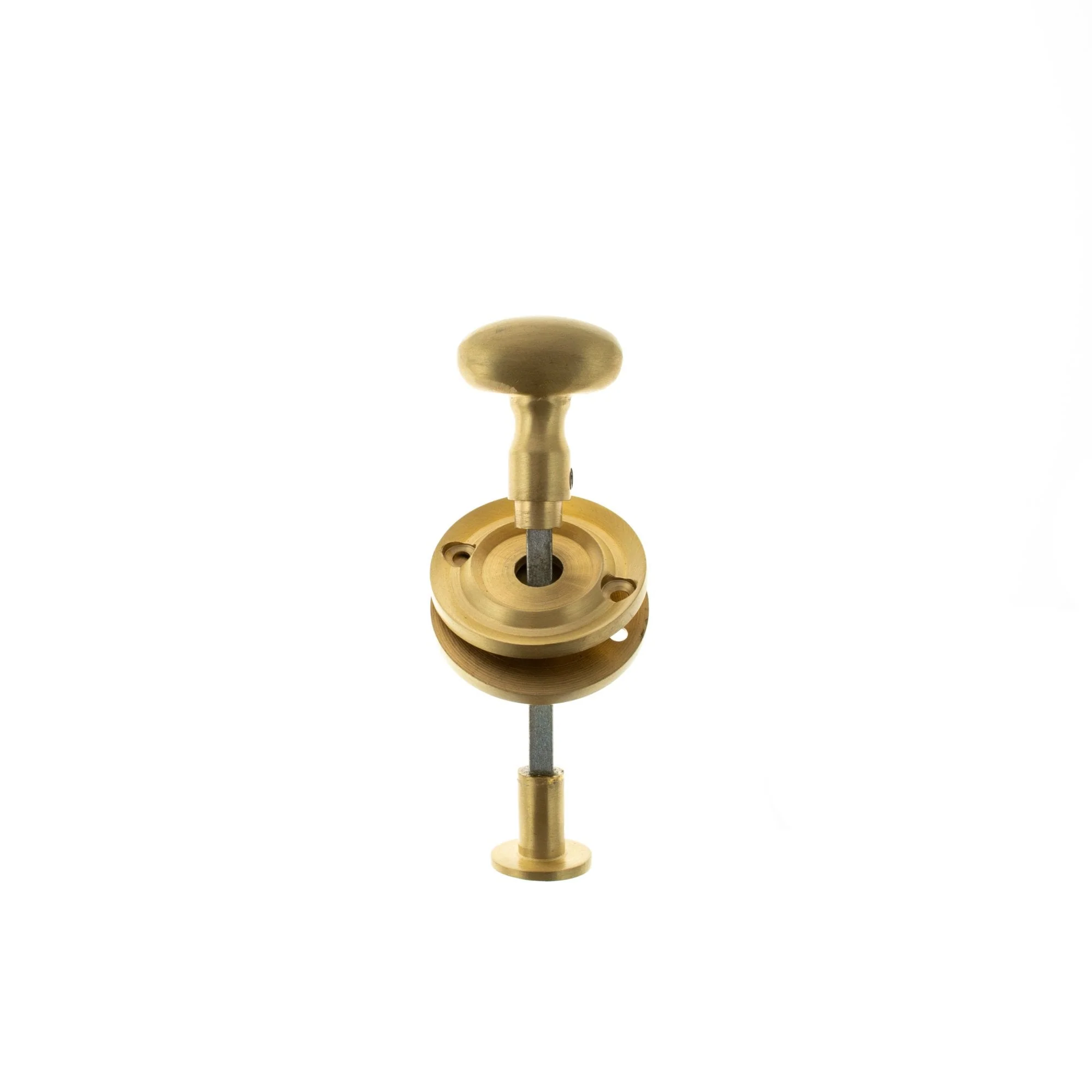 Old English WC Turn and Release Knob - Satin Brass - Image 2
