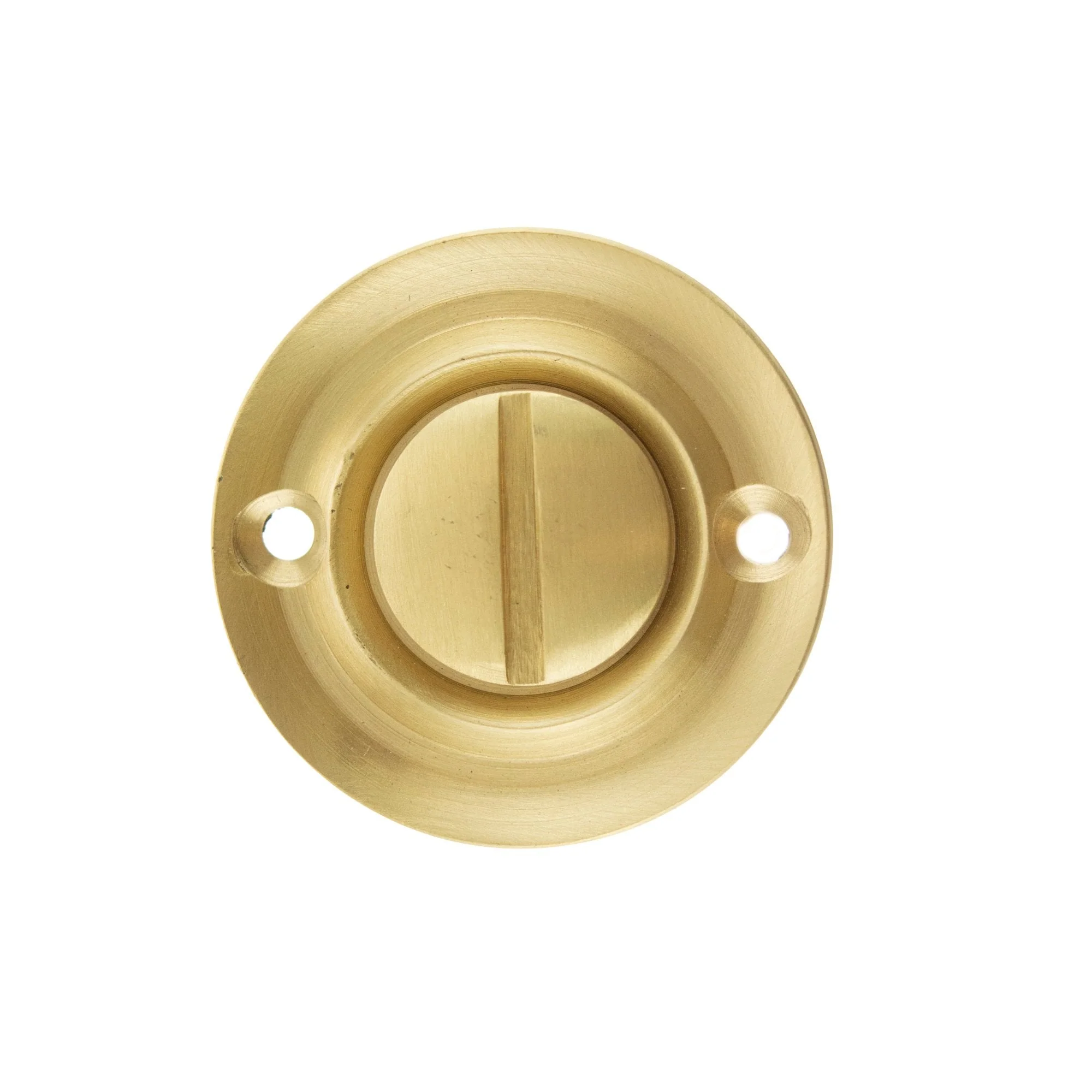 Old English WC Turn and Release Knob - Satin Brass - Image 3