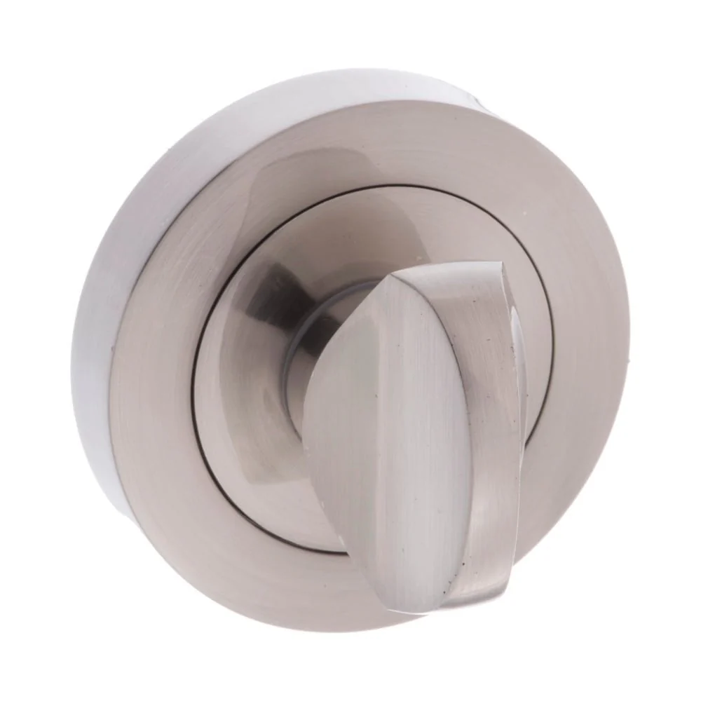Status Round WC Turn and Release - Satin Nickel