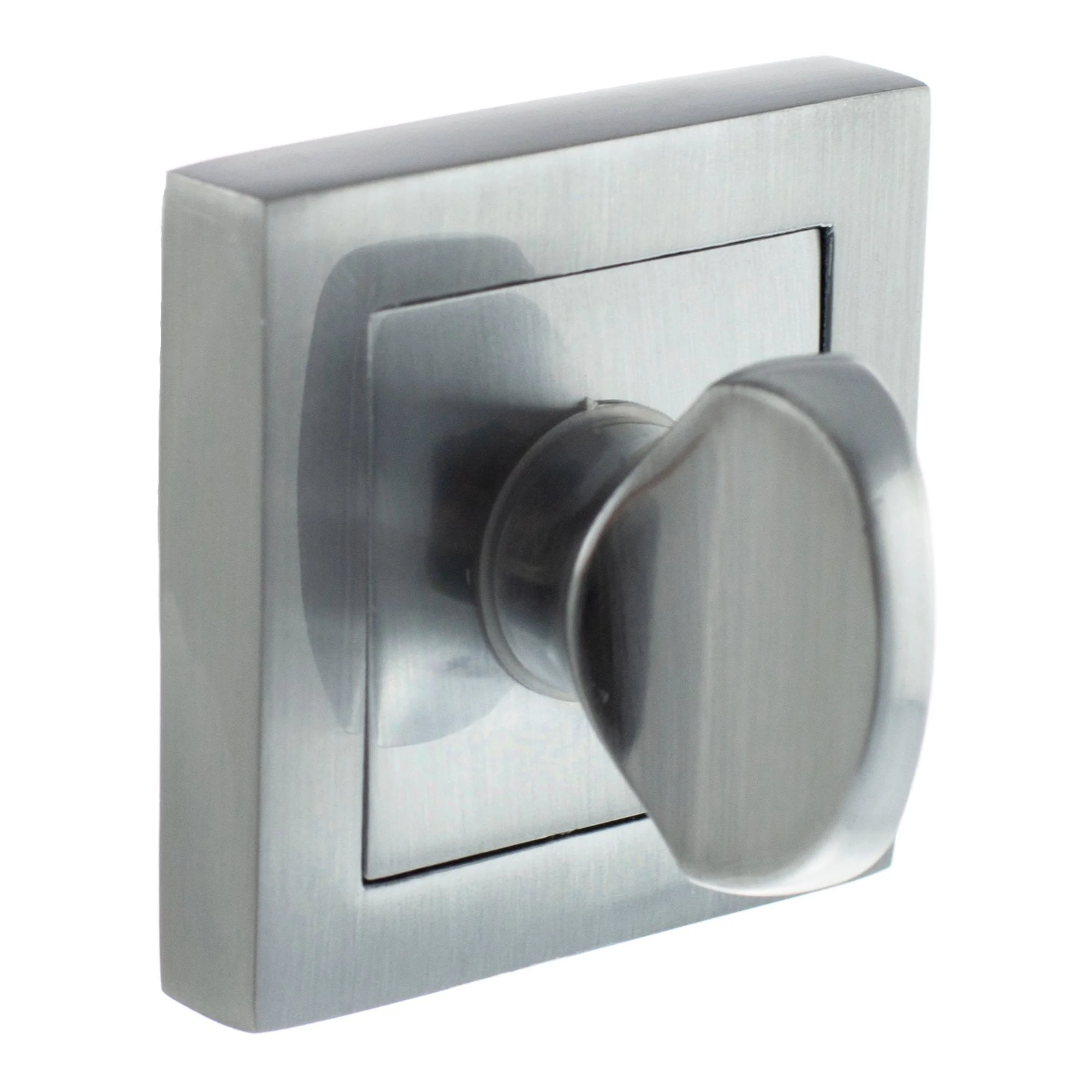 Status Square WC Turn and Release - Satin Chrome