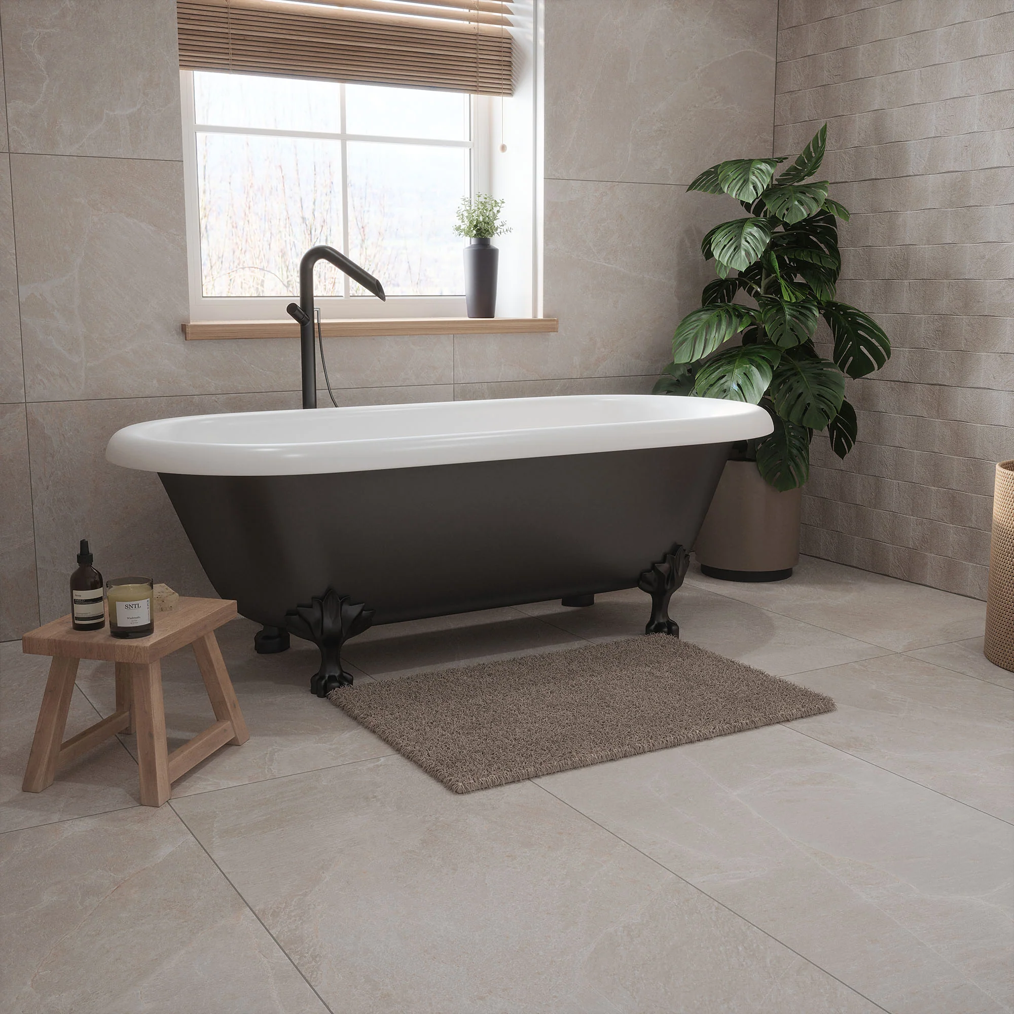 Beige - 10mm Matt Tile Sample (P14794) - Image 4