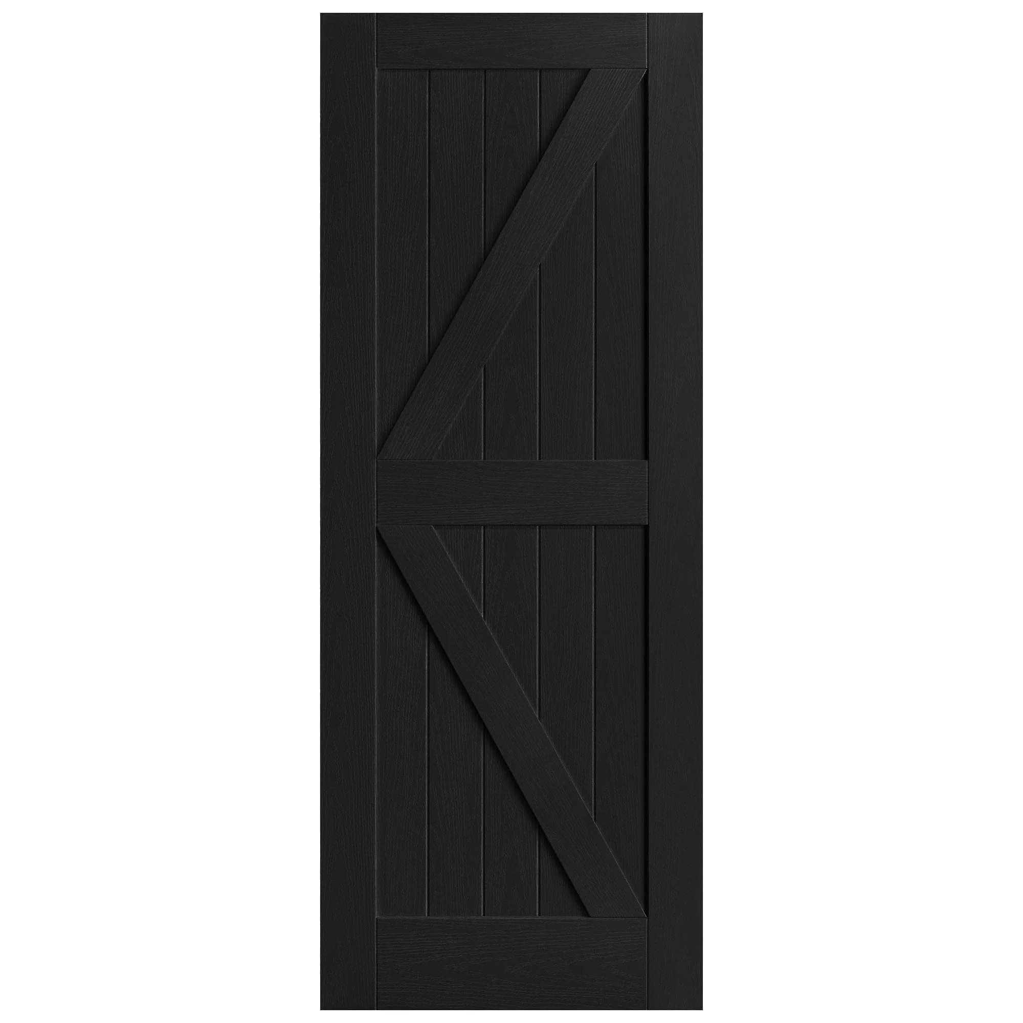 Black Internal Fully Finished Oak Barn Made-to-Measure Door - Image 3