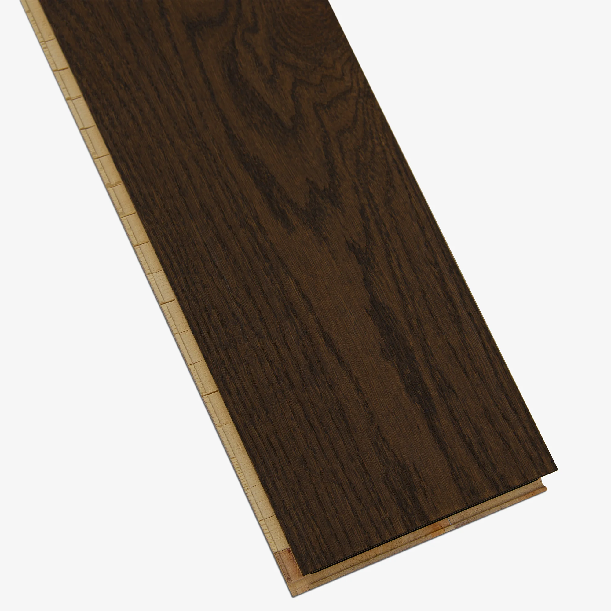Brown Oak - 14mm Light Brushed 5G Click Engineered Real Wood Flooring - Image 6
