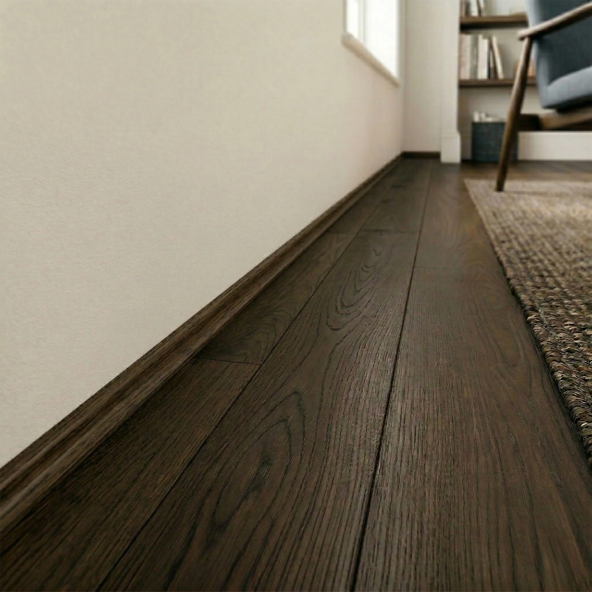 Dark Oak Scotia Beading 2400mm - Image 2