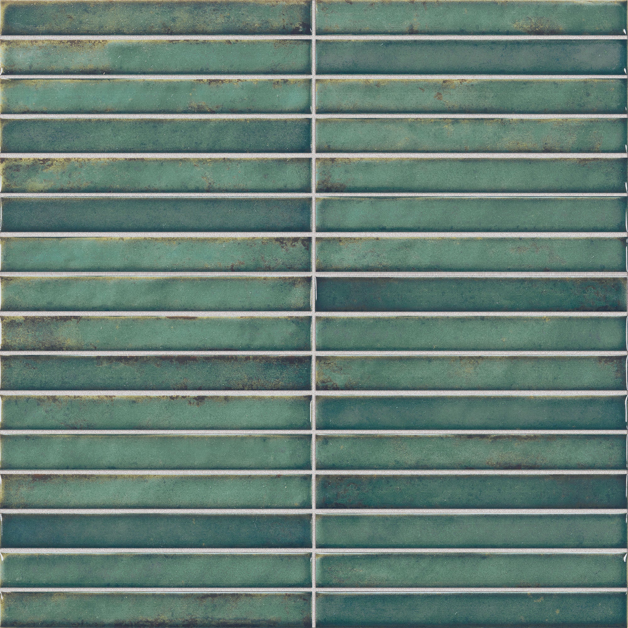 Emerald Gloss - Elara Smooth Linear Ceramic Wall Tile - Image 2