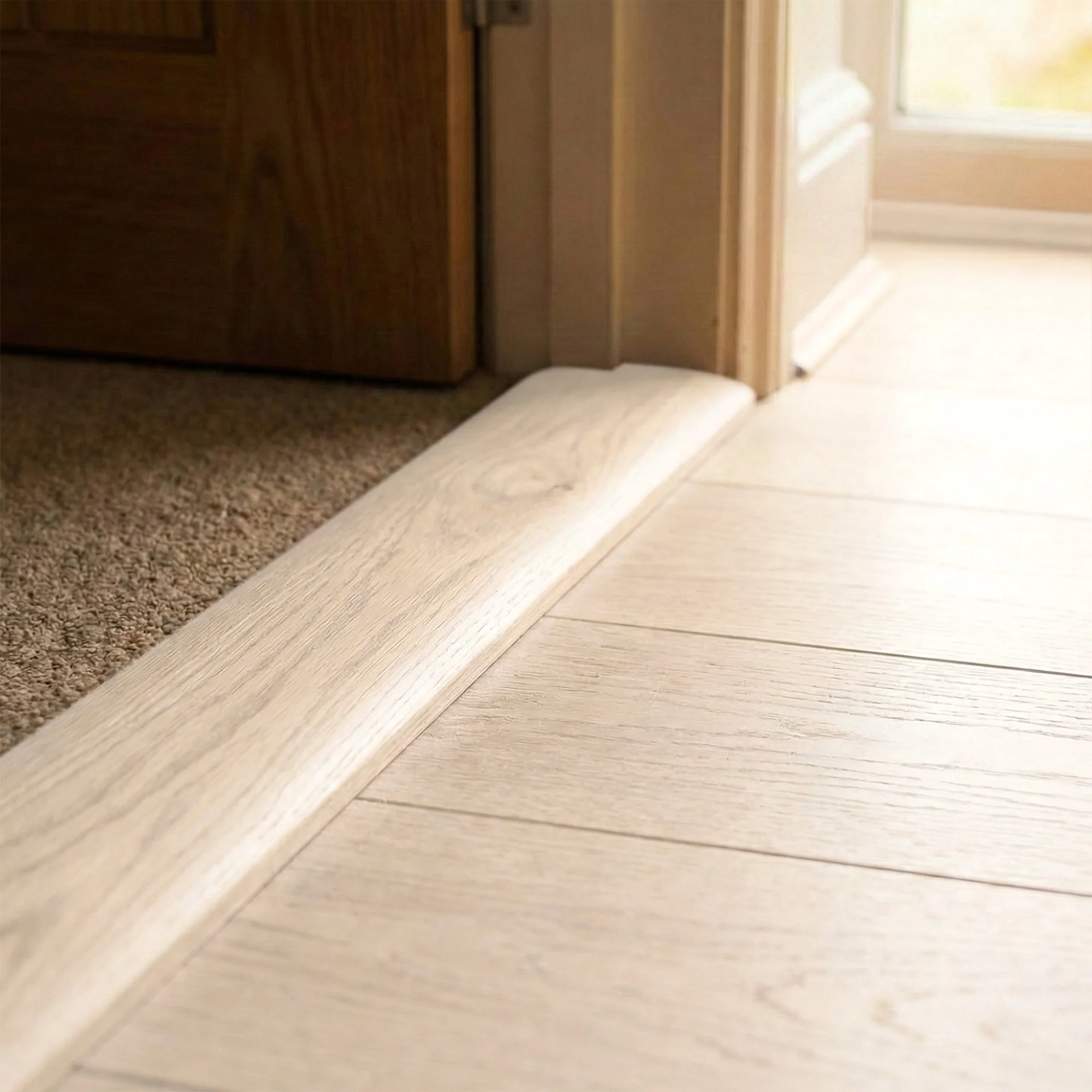 Ivory White - End Profile Door Bar 990mm - Image 2