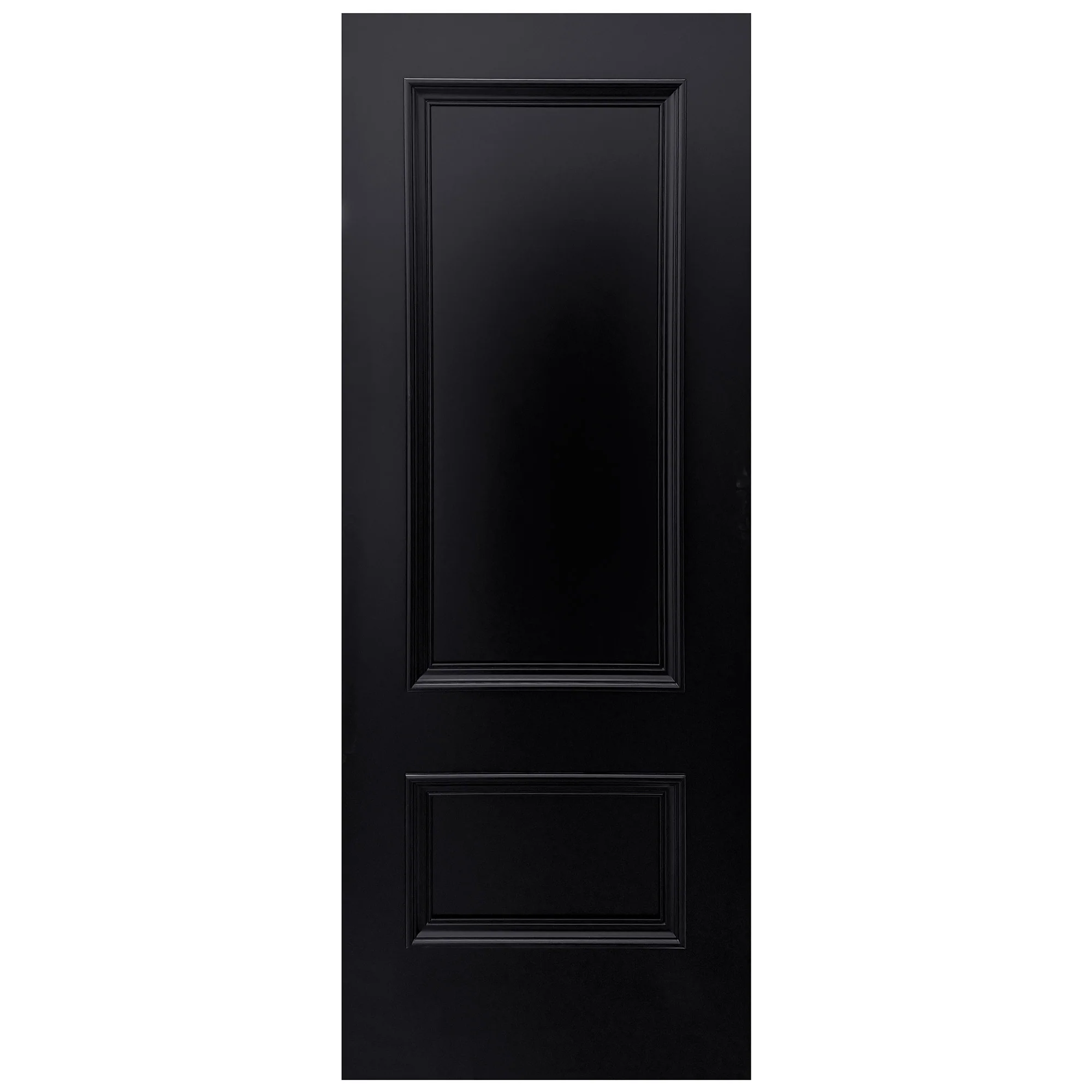 Jet Black Internal Fully Finished Mayfair 2 Panel Fire Door - Image 3