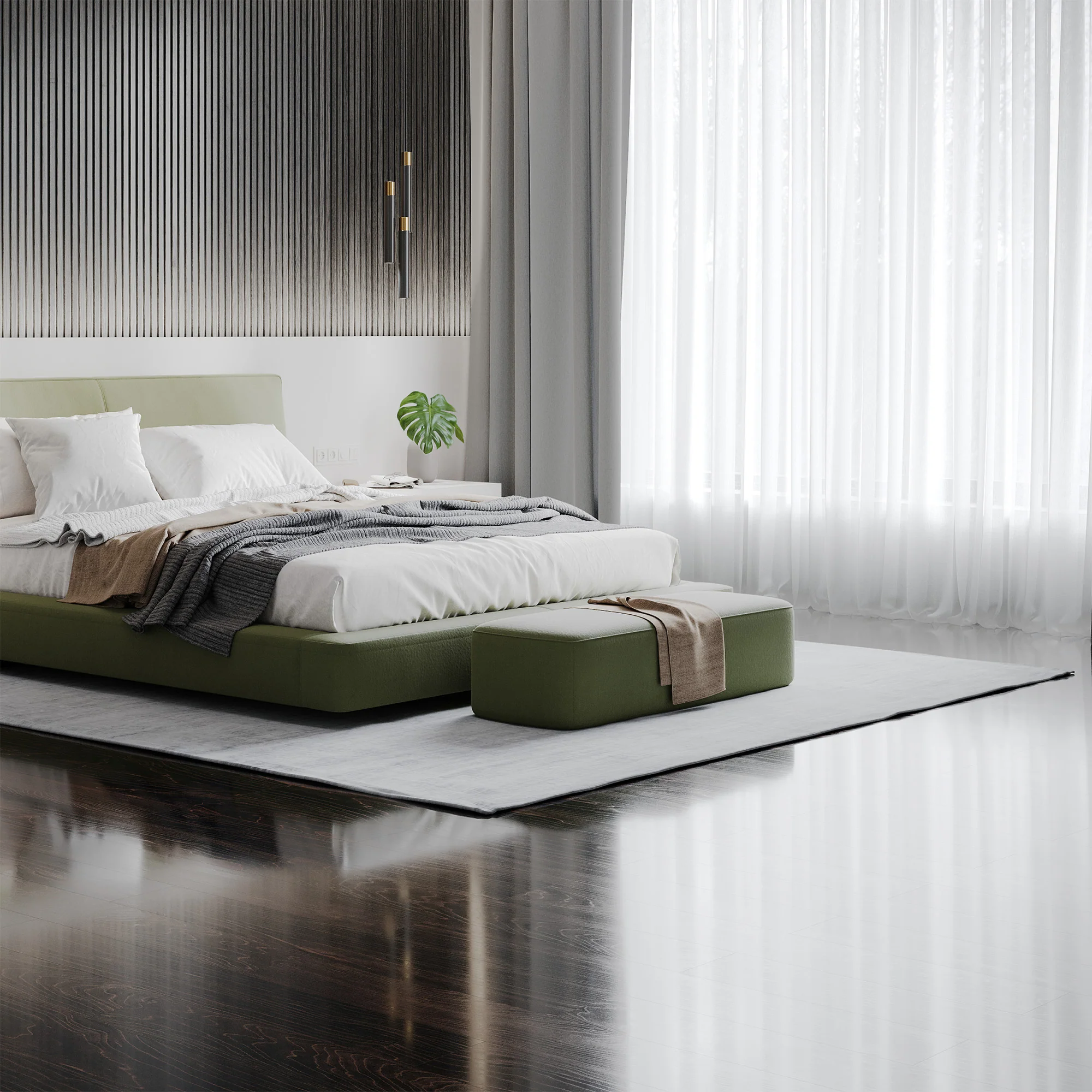 Plateau Maple - Lustre 8mm High Gloss Laminate Flooring - Image 3