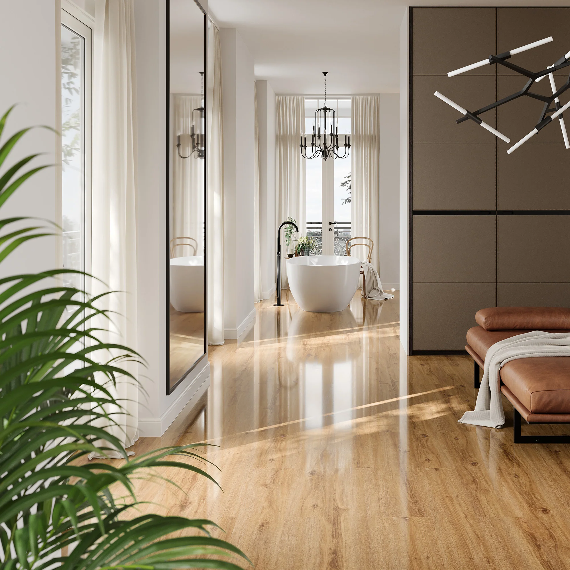 Khor Oak - Lustre 8mm High Gloss Laminate Flooring - Image 5