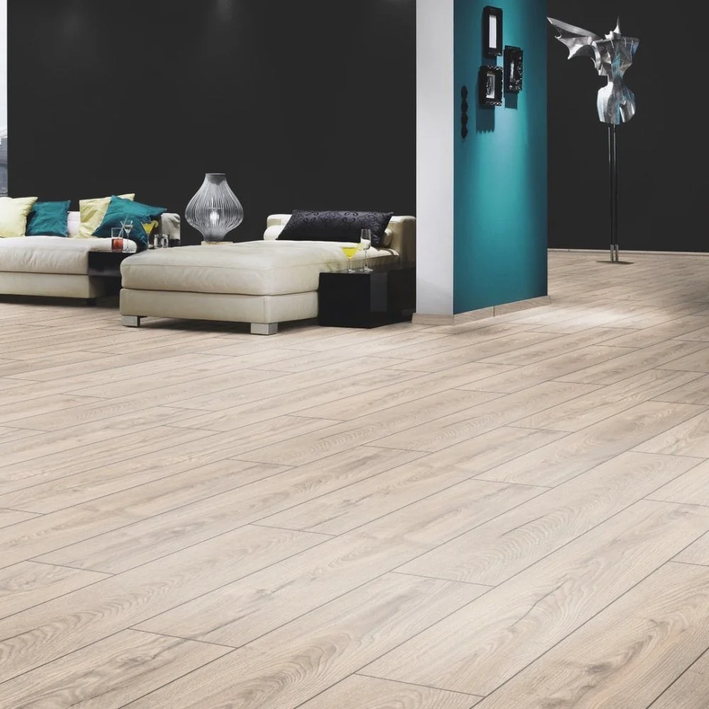 Mushroom Carpenter Oak - Atlantic 10mm Handscraped Moisture Resistant Laminate Flooring - Image 5