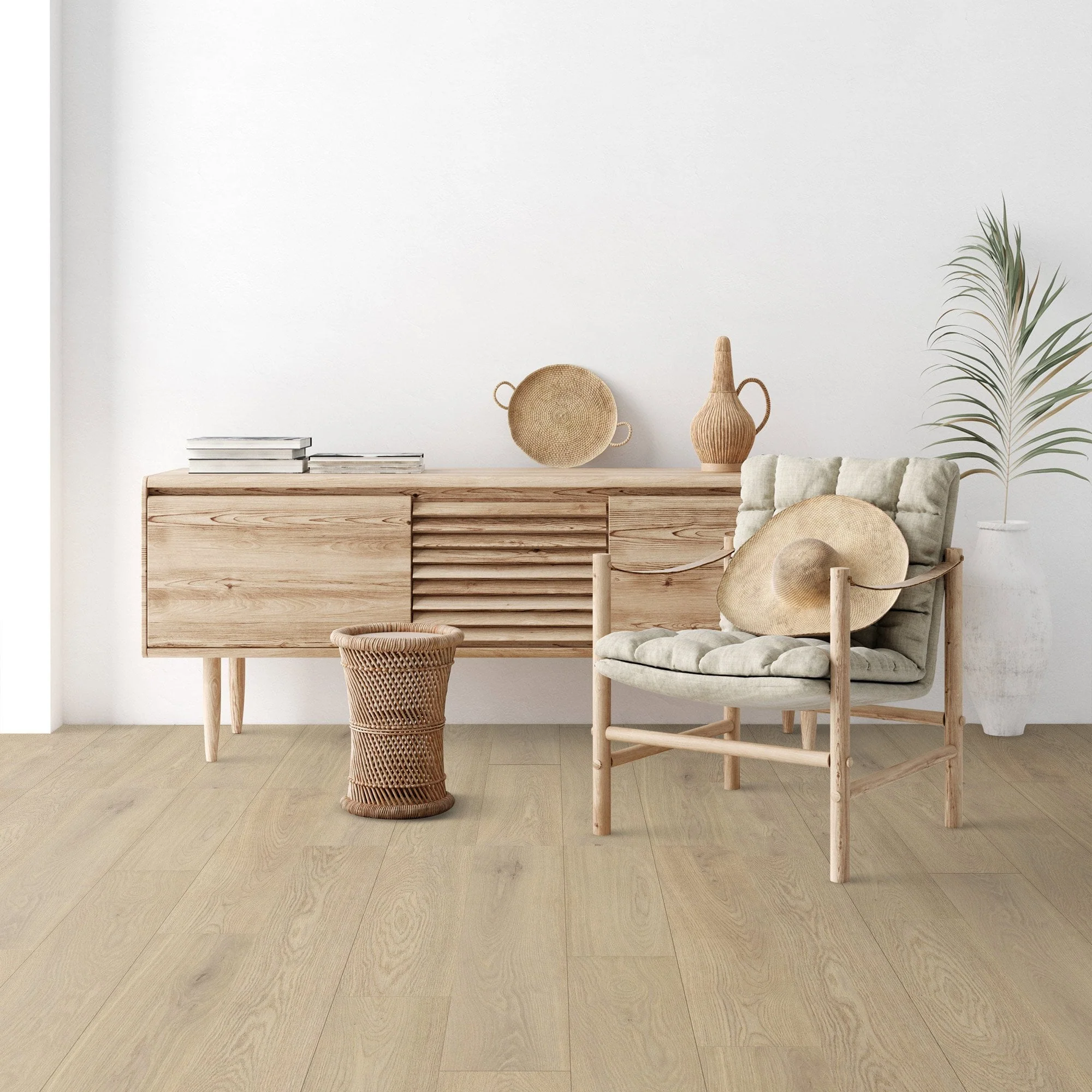 Rope Ethereal Oak - Atlantic 10mm Handscraped Moisture Resistant Laminate Flooring