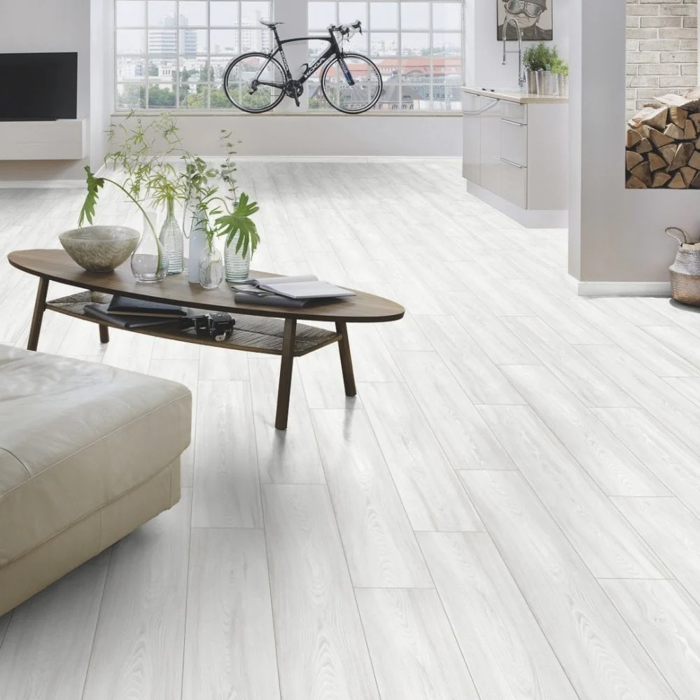 Virgin Scandi Larch - Atlantic 10mm Handscraped Moisture Resistant Laminate Flooring (122471) - Image 6