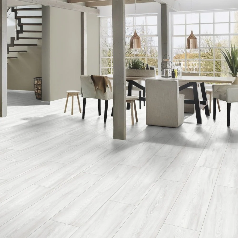 Virgin Scandi Larch - Atlantic 10mm Handscraped Moisture Resistant Laminate Flooring (122471) - Image 8