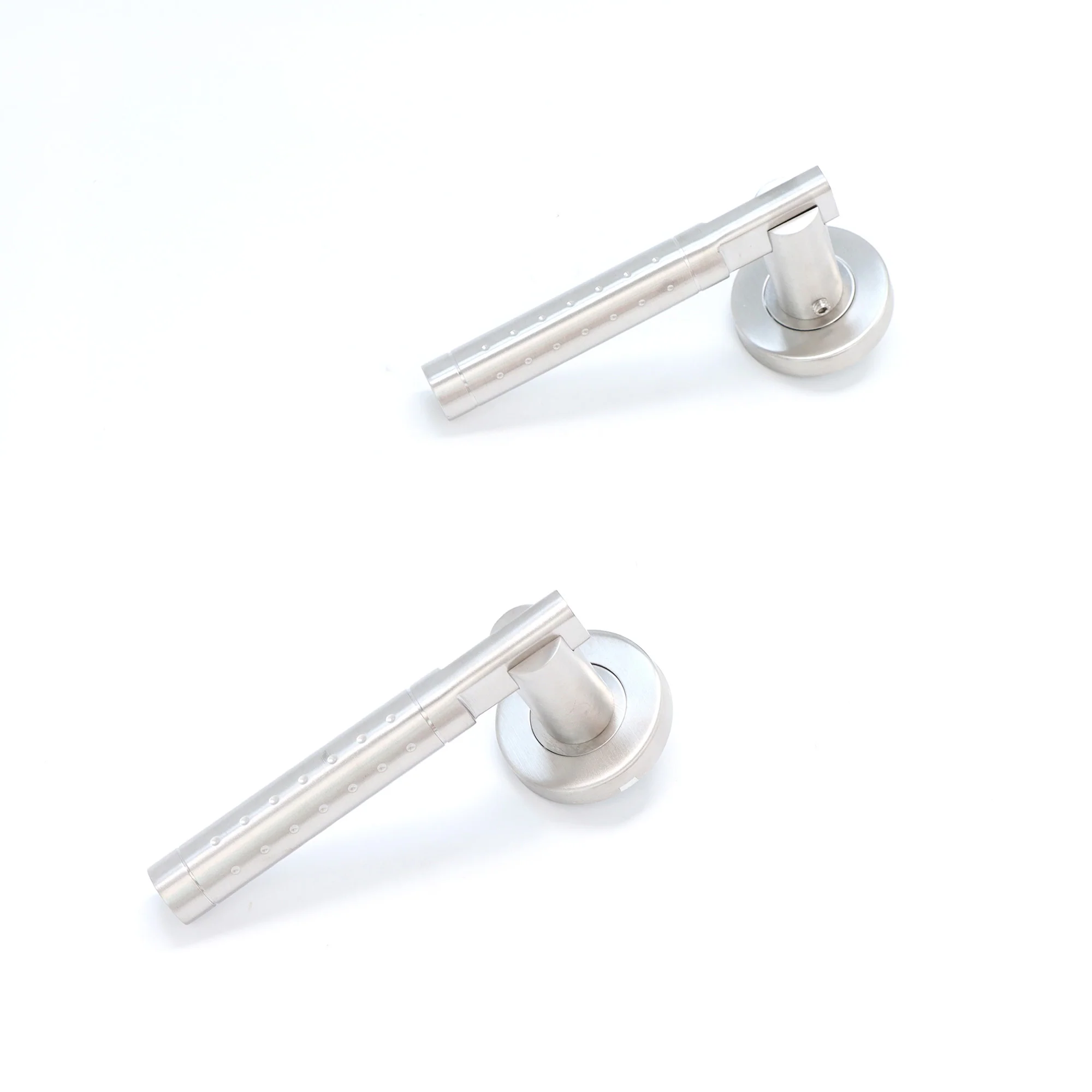 Superior Proxima Lever on Round Rose Handle Set - Satin Stainless Steel - Image 5