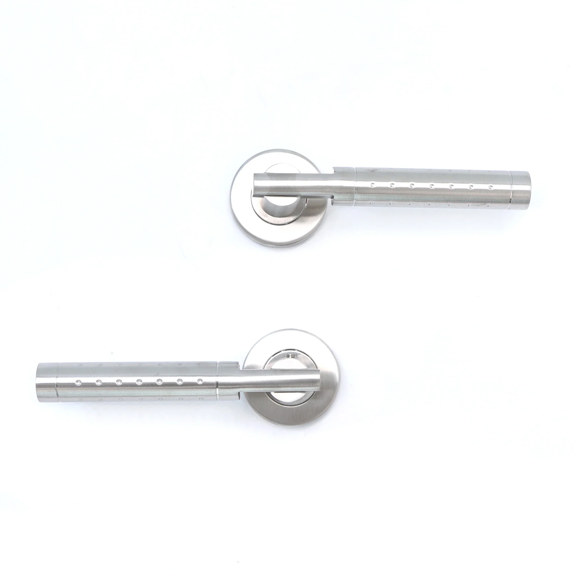 Superior Proxima Lever on Round Rose Handle Set - Satin Stainless Steel - Image 6
