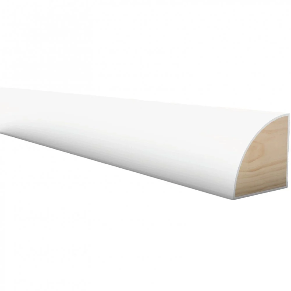 2.4m White Painted Quadrant Moulding 18mm x 18mm