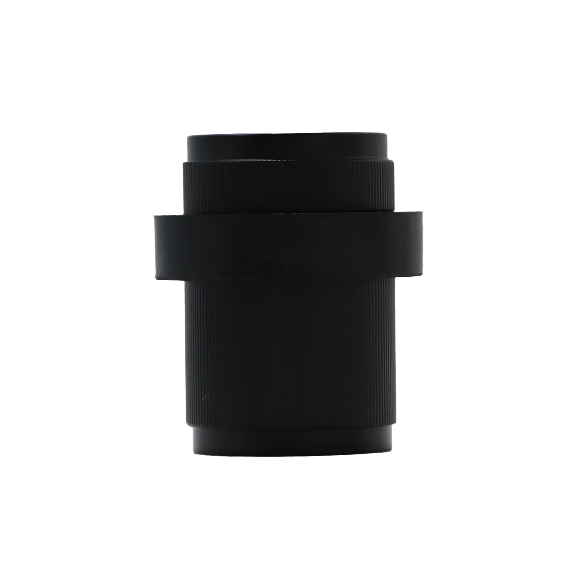 Fluted Round Door Stopper - Matt Black - Image 2