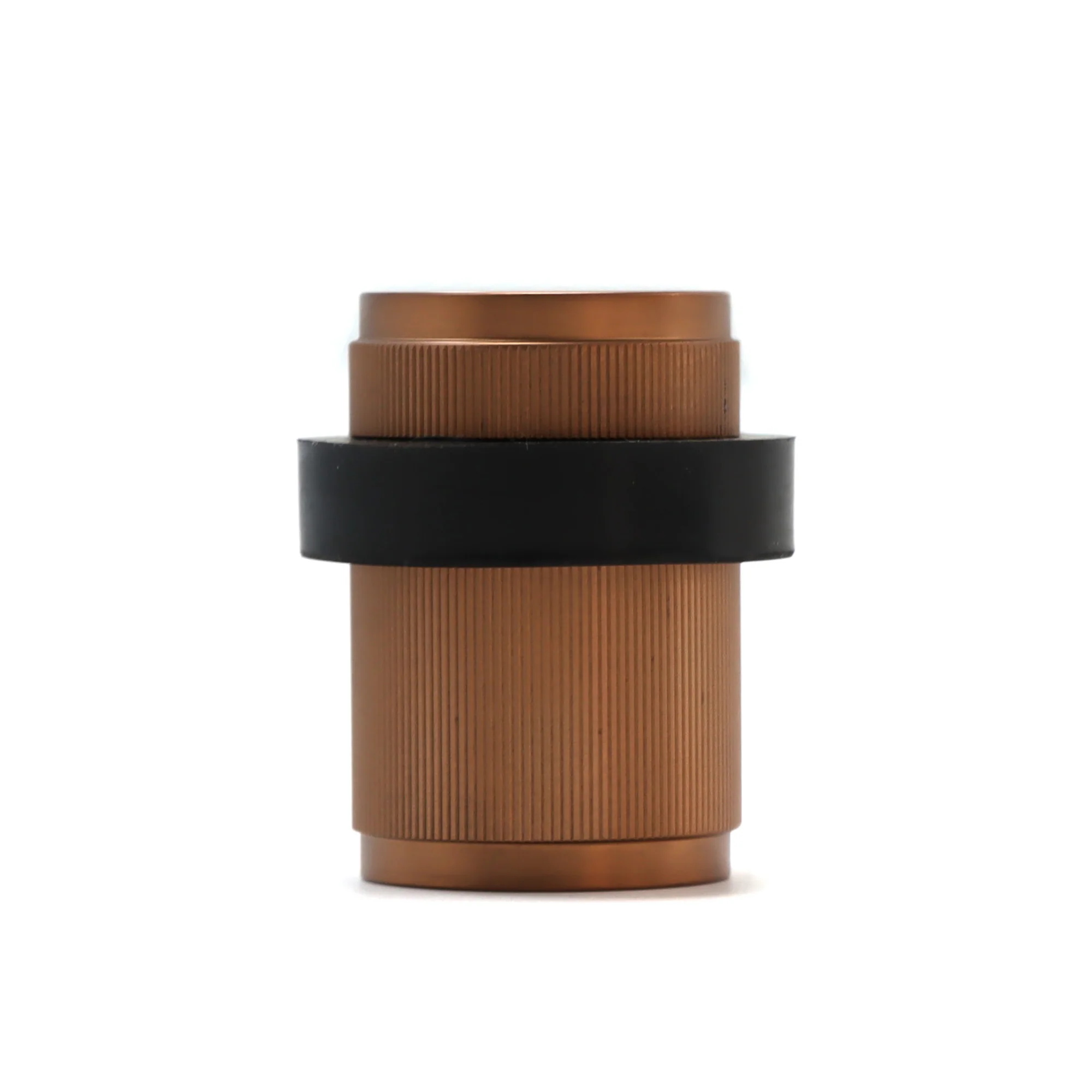 Fluted Round Door Stopper - Rose Gold - Image 3