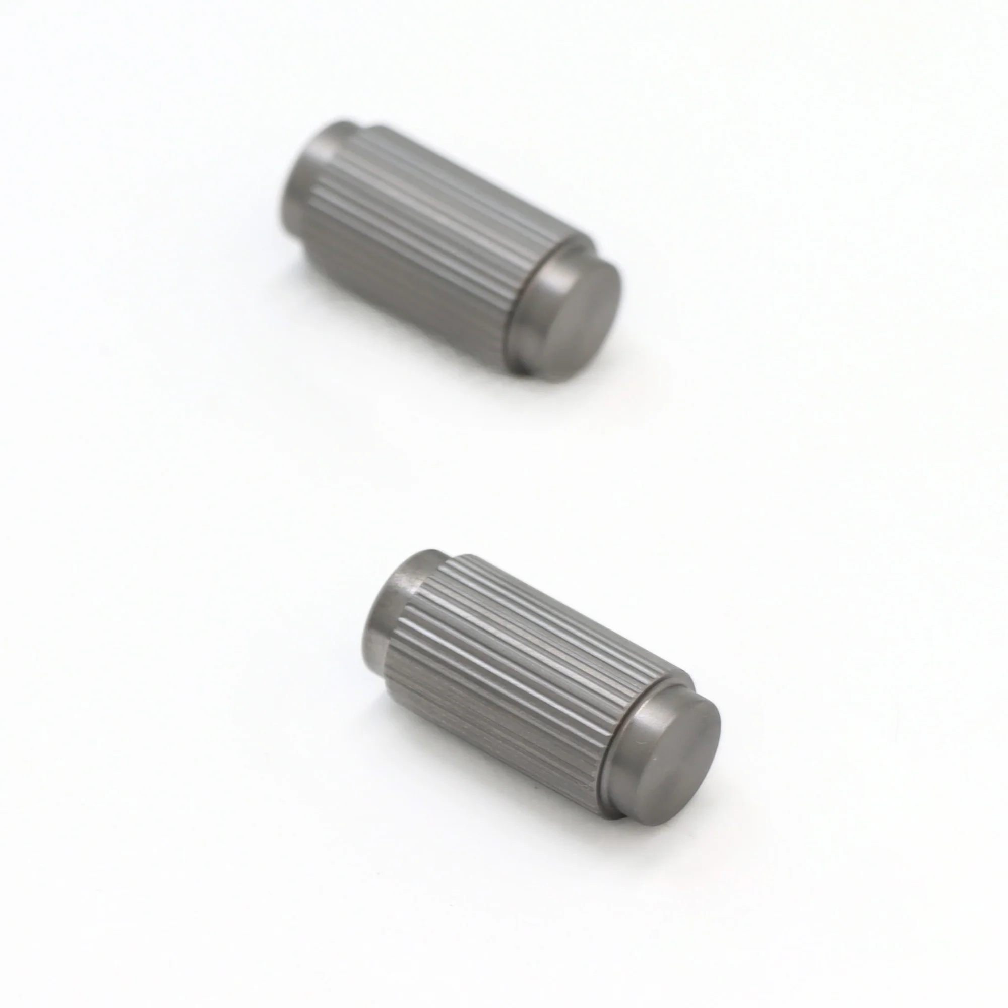 Fluted Small Round Cabinet Door Knob - Gun Metal - Image 3