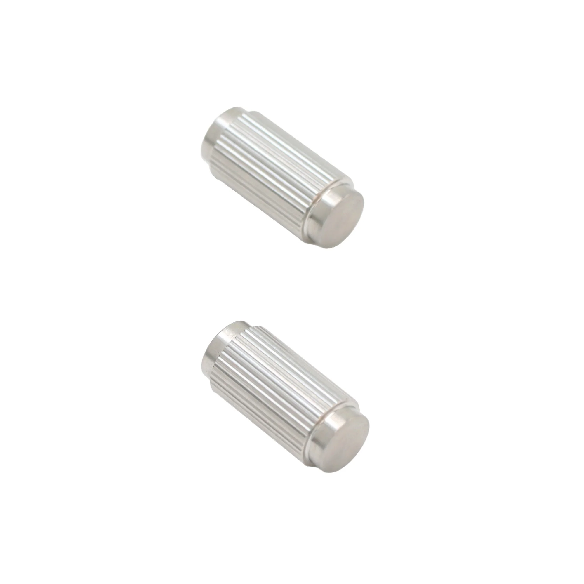 Fluted Small Round Cabinet Door Knob - Satin Stainless Steel - Image 4