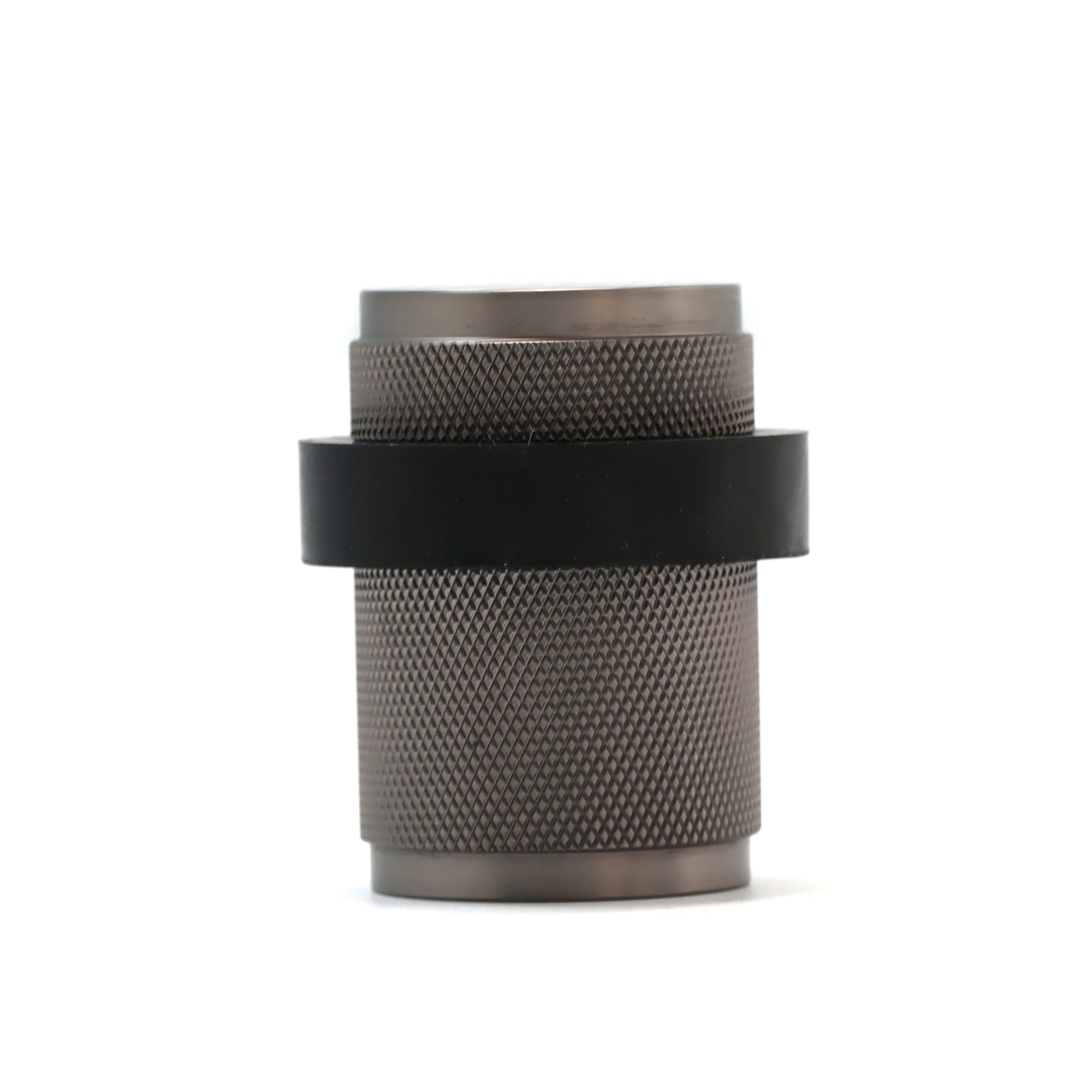 Knurled Round Door Stopper - Gun Metal - Image 3