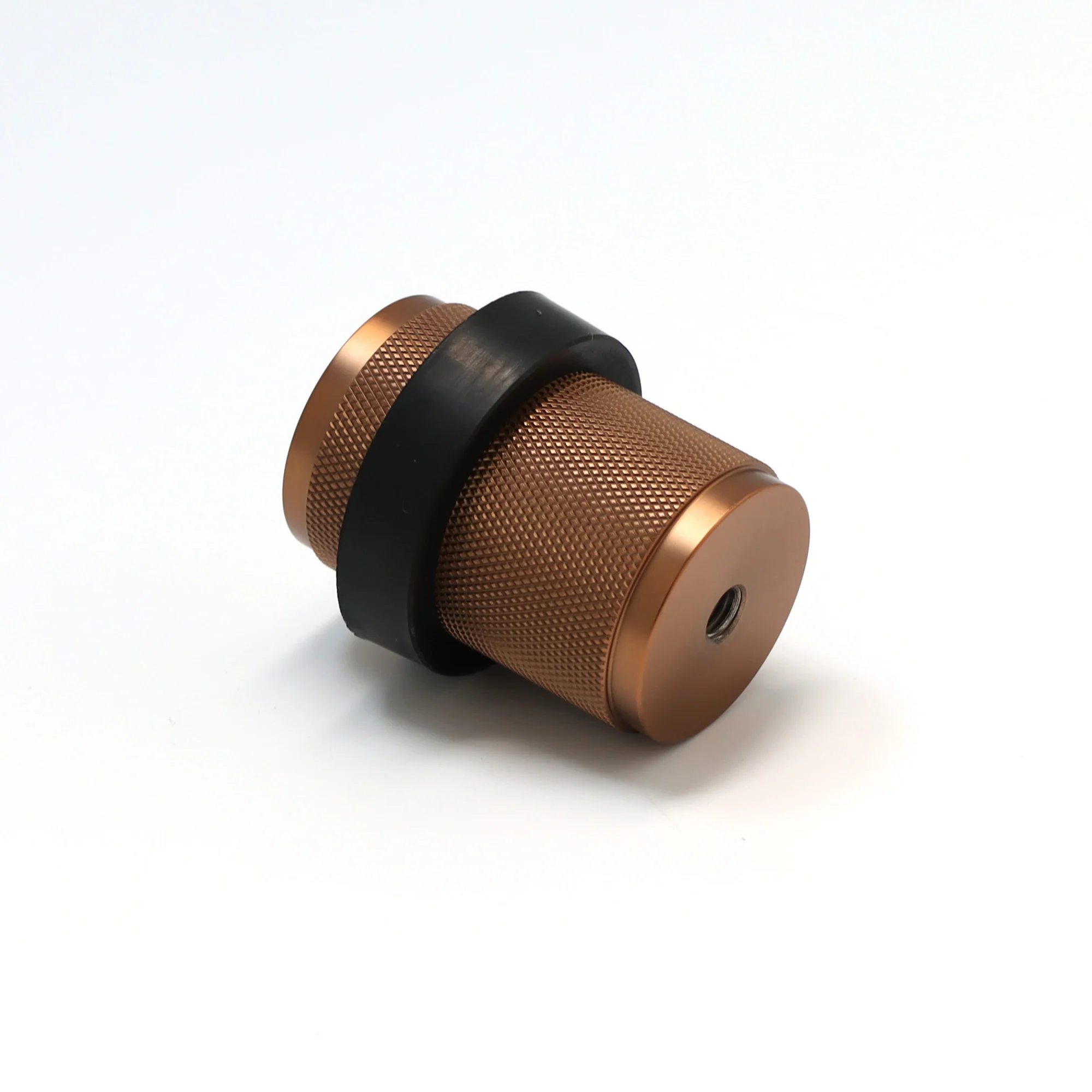 Knurled Round Door Stopper - Rose Gold - Image 3