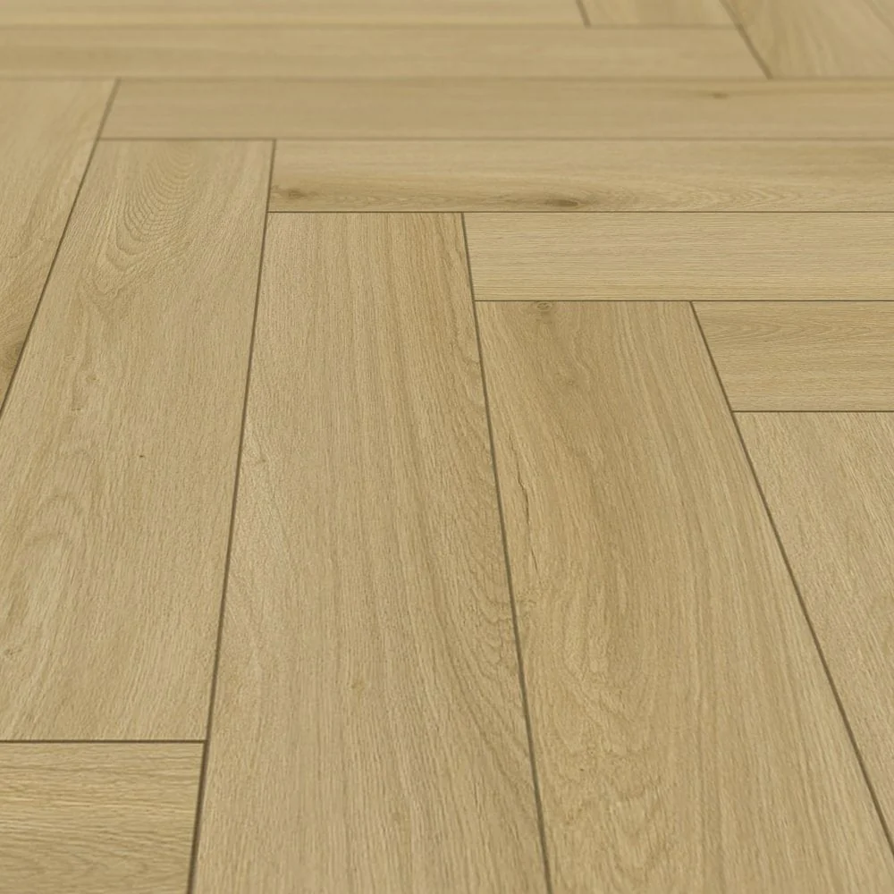 Vancouver Oak - Foundation Herringbone LVT 5mm Anti-Microbial UV Coated Rigid Core Vinyl Flooring - Image 3