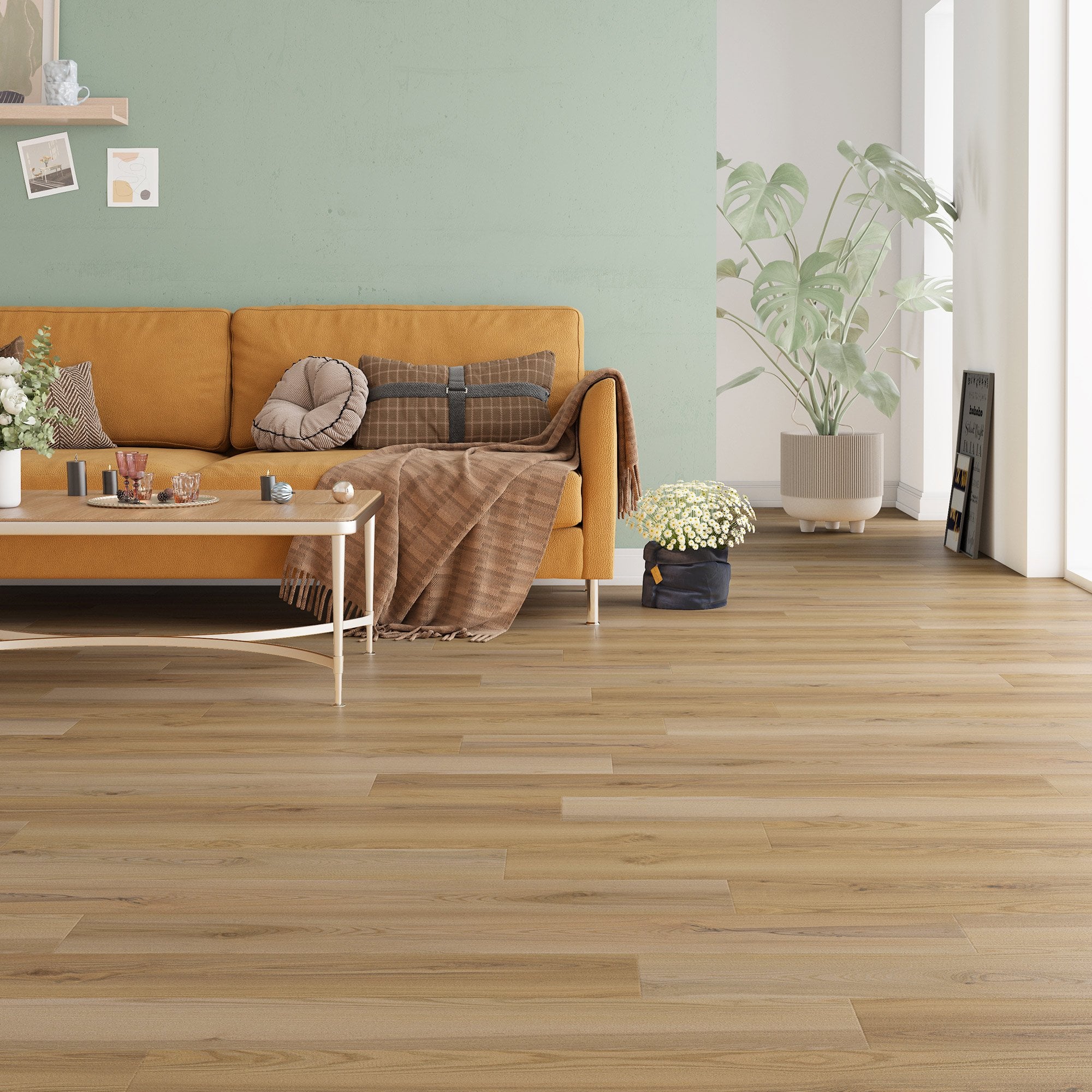 Welland Oak - Prime SPC 5mm Embossed Purecoat Rigid Core Vinyl Flooring