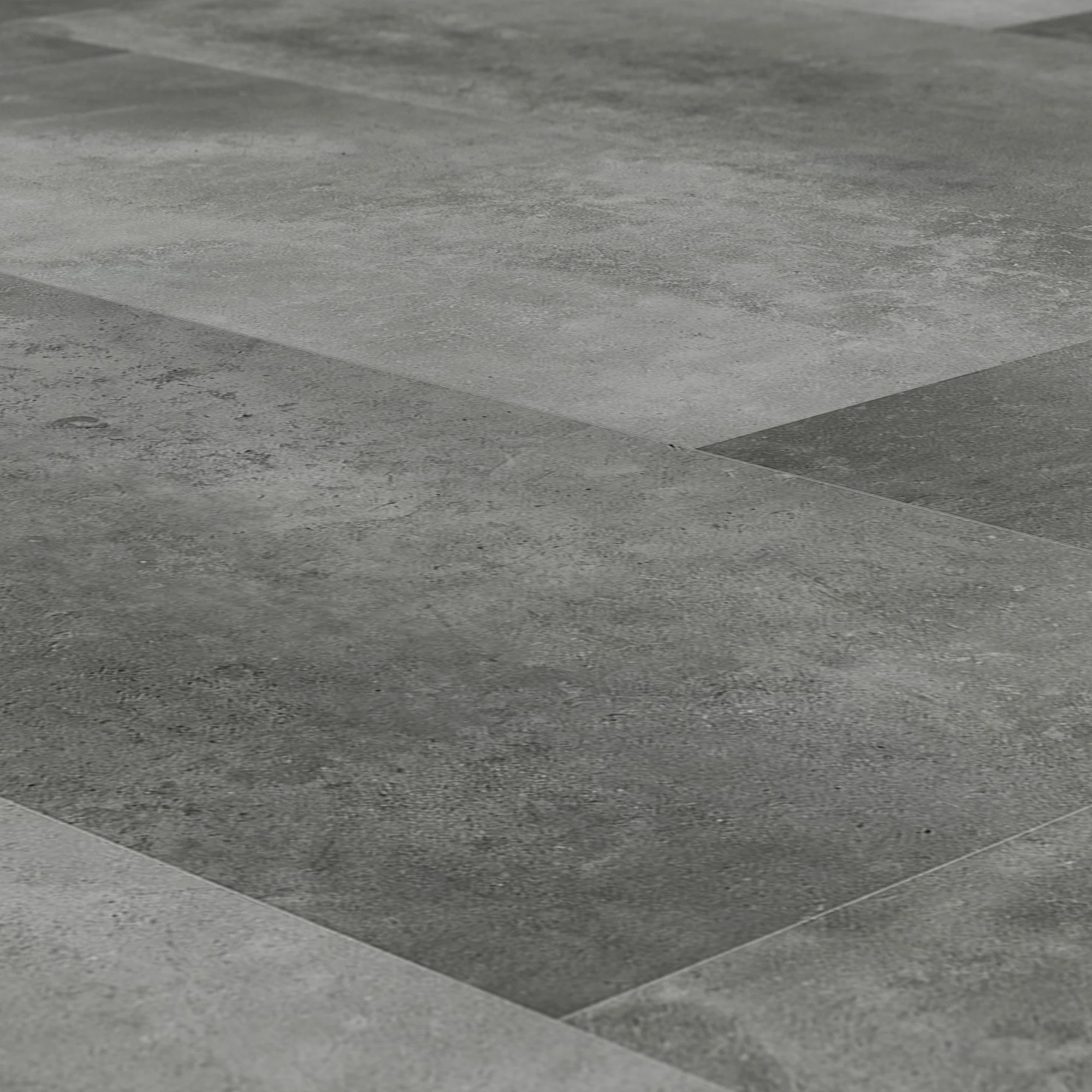 Xonic Grey - Luxe Vision Pre-Grouted 5.5mm Stone Embossed UV Coated Rigid Core Vinyl Flooring - Image 3