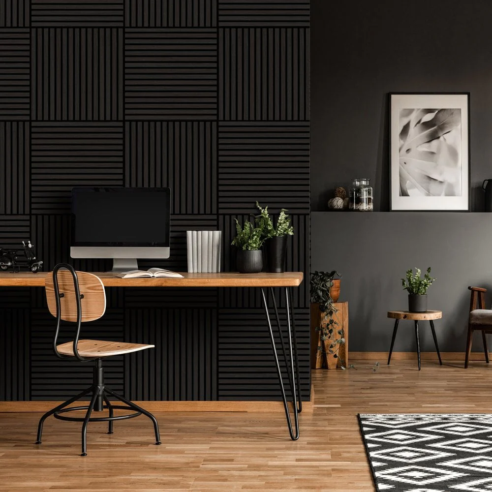 Graphite Black - Elevation Acoustic Wall Panelling - Image 6