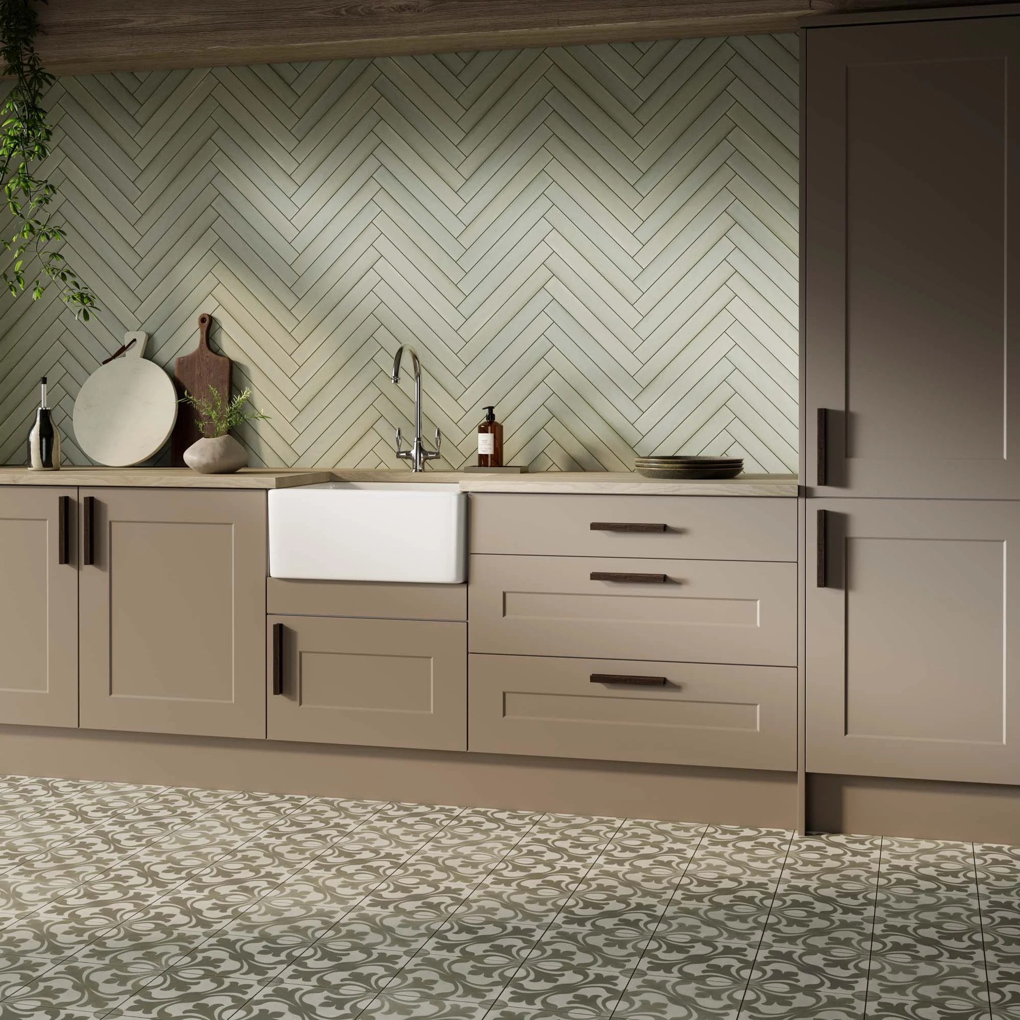 Aloe Stone Matt - Corvella Porcelain Wall & Floor Tile - Image 3