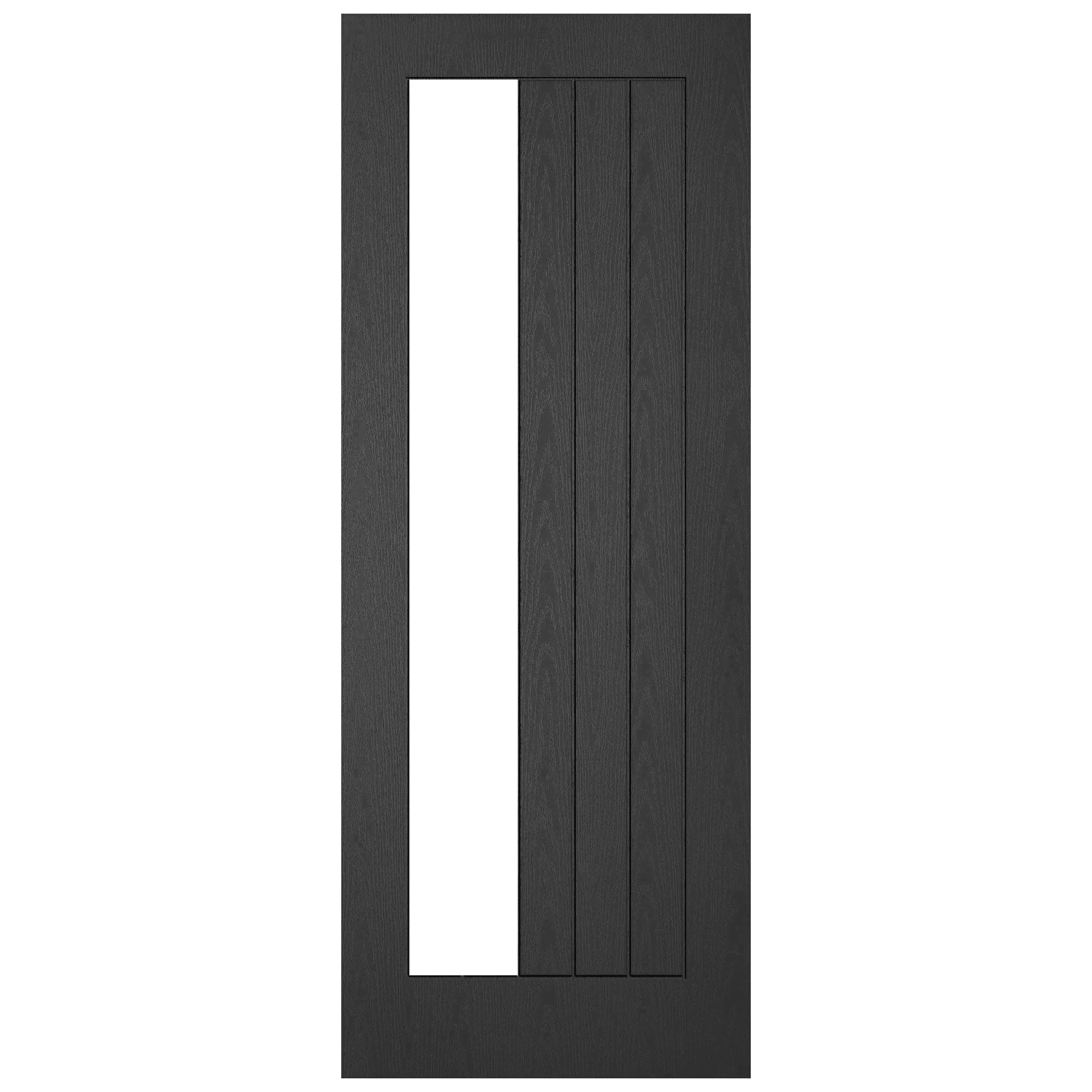 Ash Grey Internal Fully Finished Farley Clear Offset Glass Door - Image 3