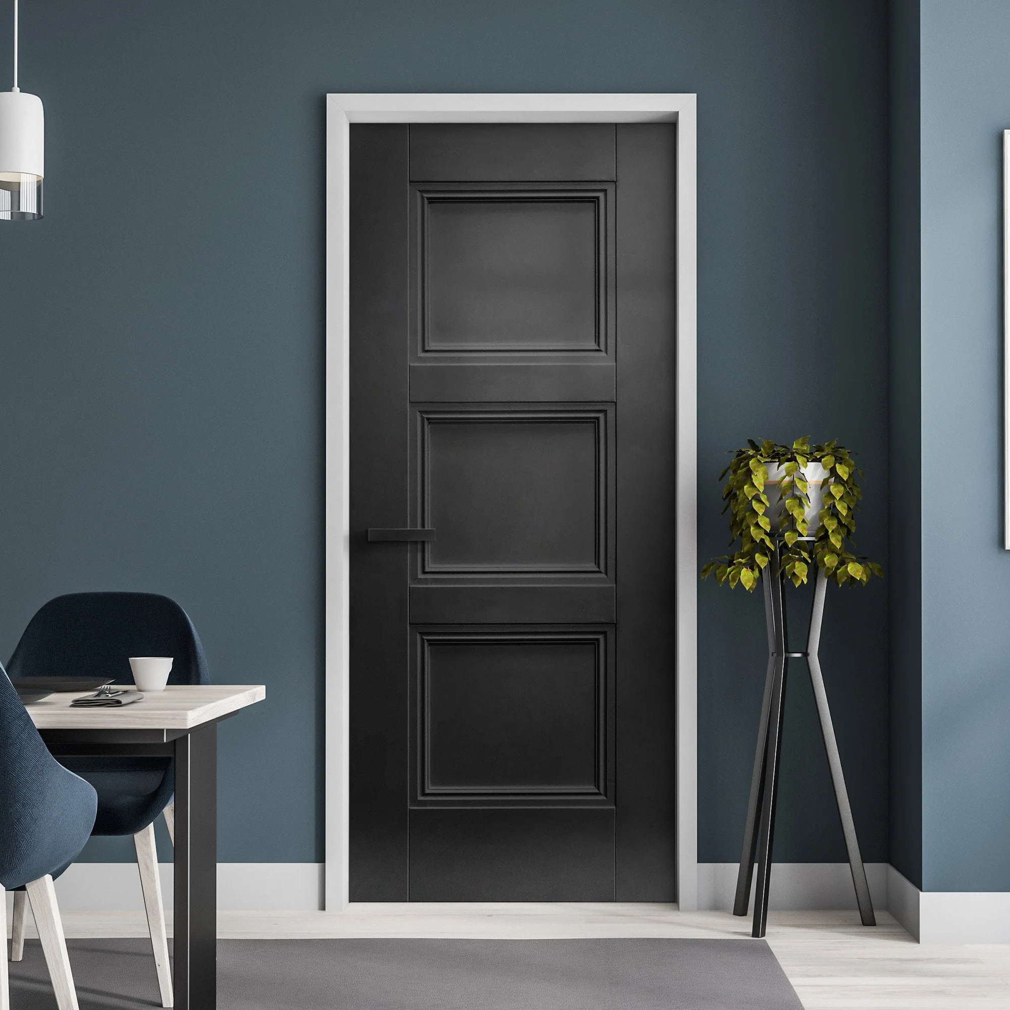 Black Internal Fully Finished Elegance Ripley Door