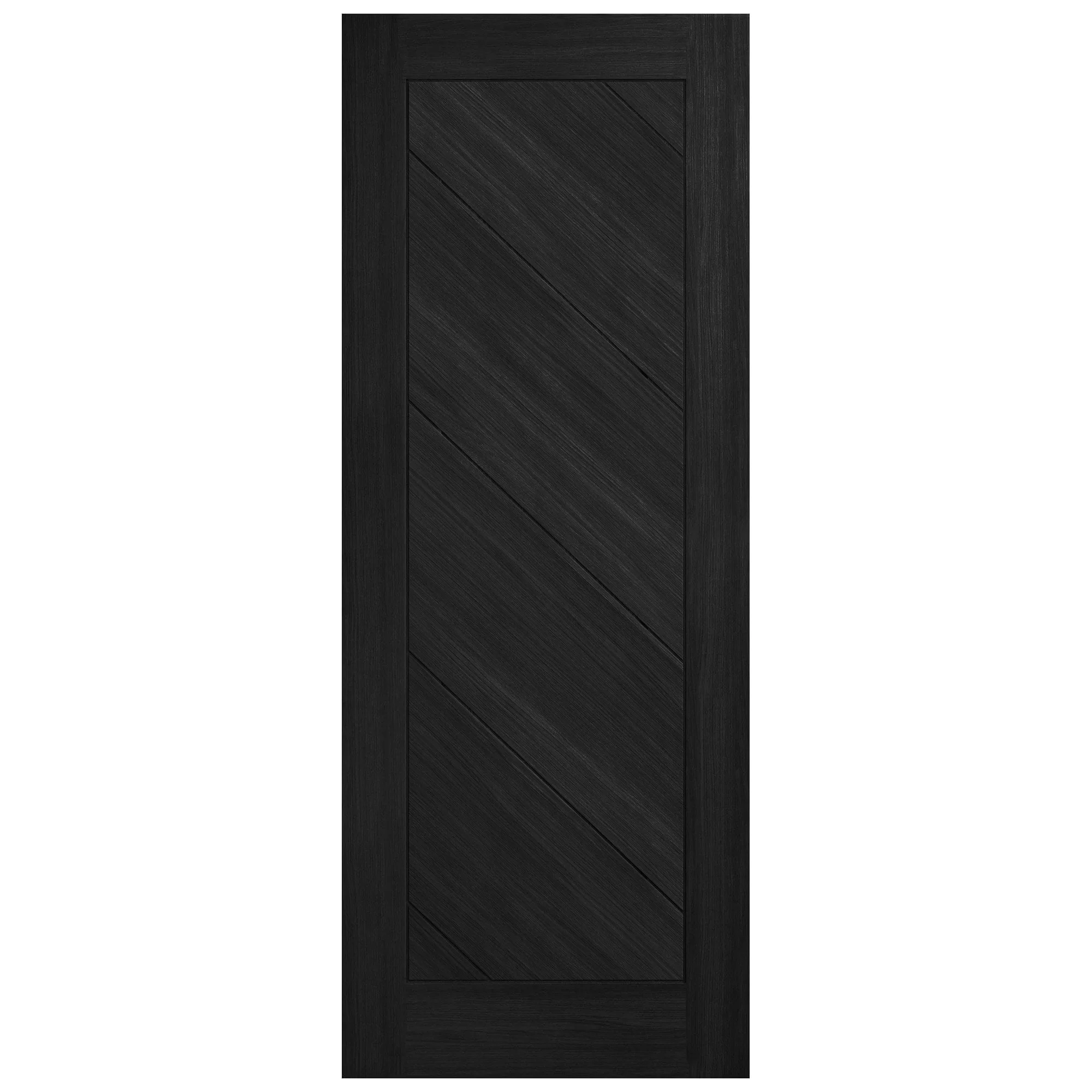 Black Internal Fully Finished Endure Laminate Stockholm FD30 Fire Door - Image 3