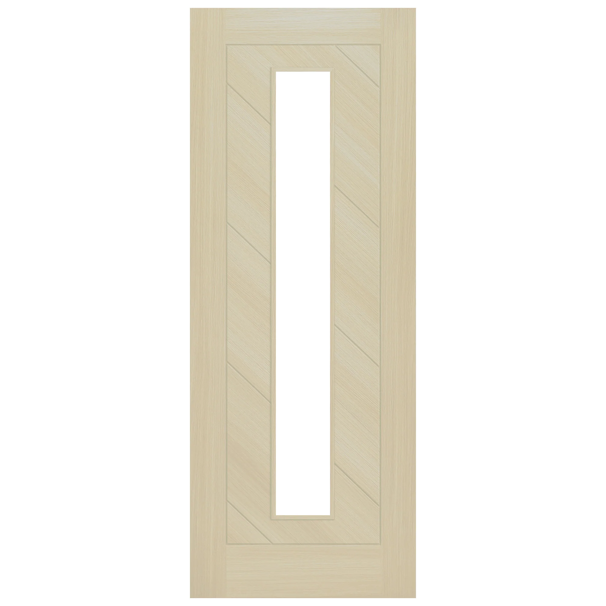 Blonde Oak Internal Fully Finished Endure Laminate Stockholm Clear Glass Door - Image 3