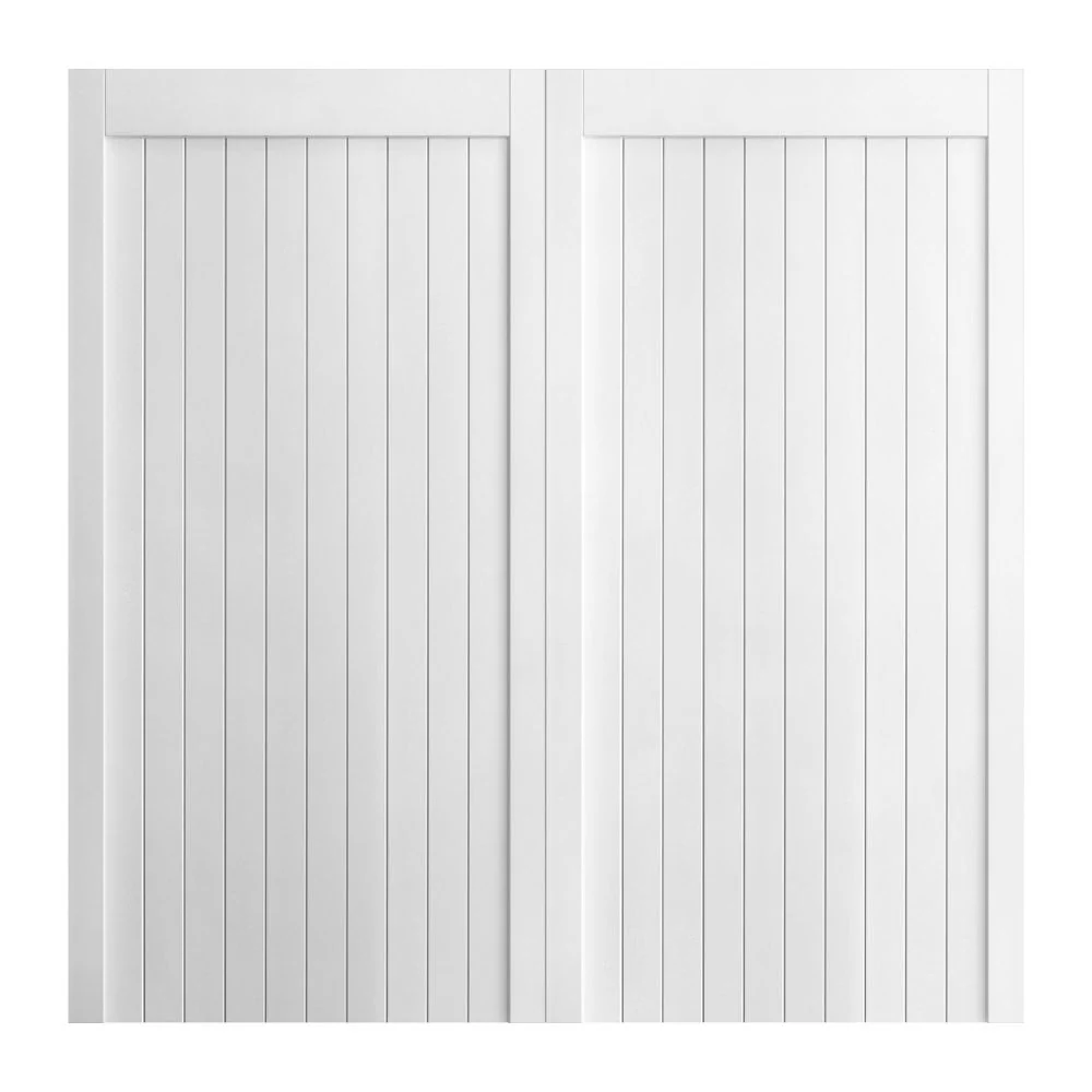 External White Painted Composite Solid Garage Door (121044) - Image 3