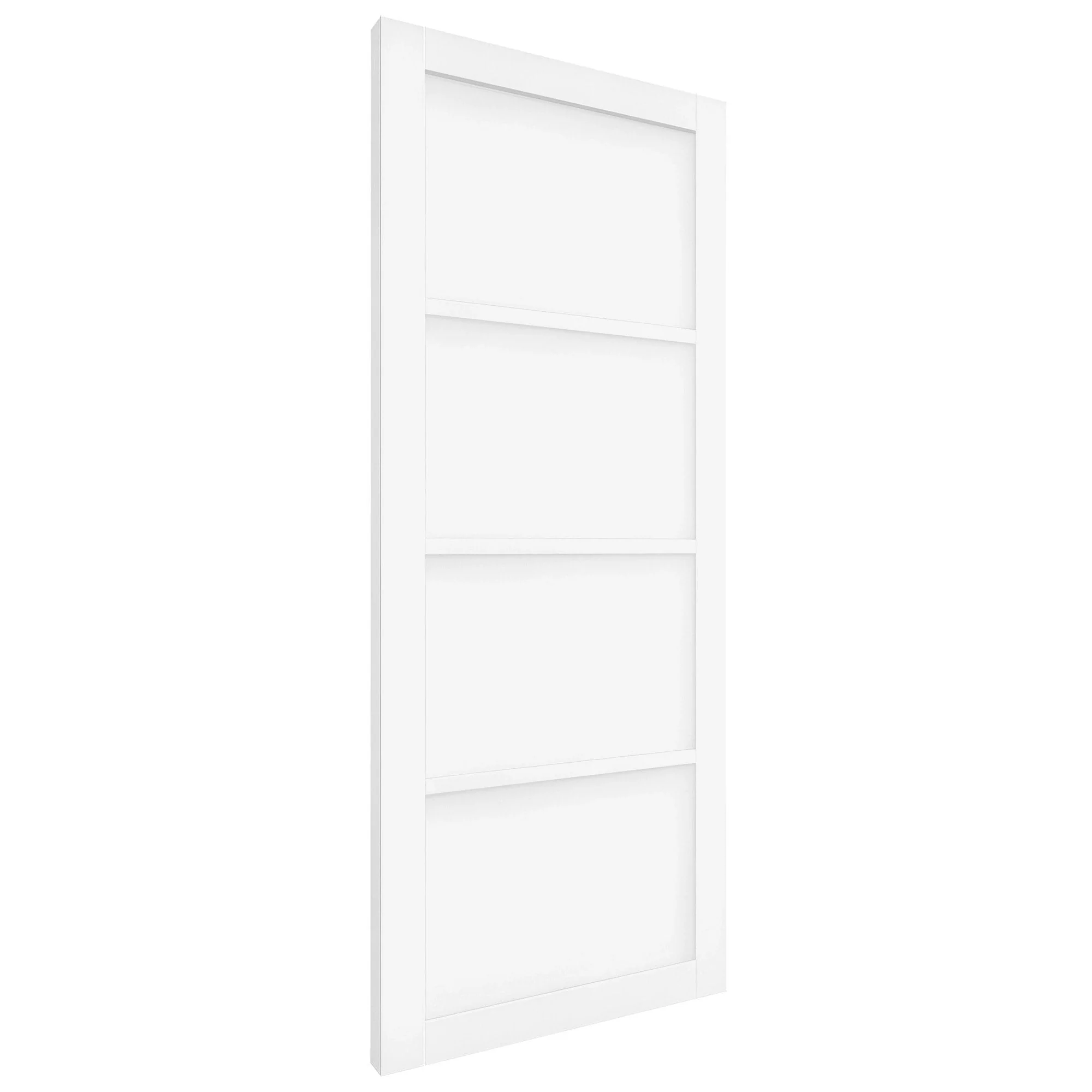 Internal Primed Studio Industrial 4 Panel Door - Image 2