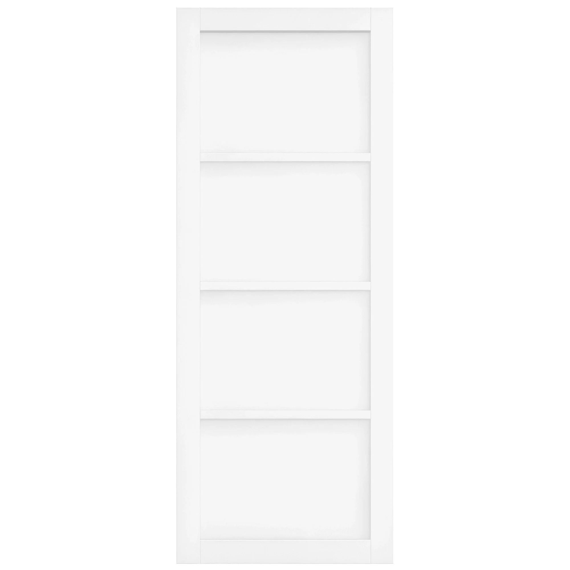 Internal Primed Studio Industrial 4 Panel Door - Image 3