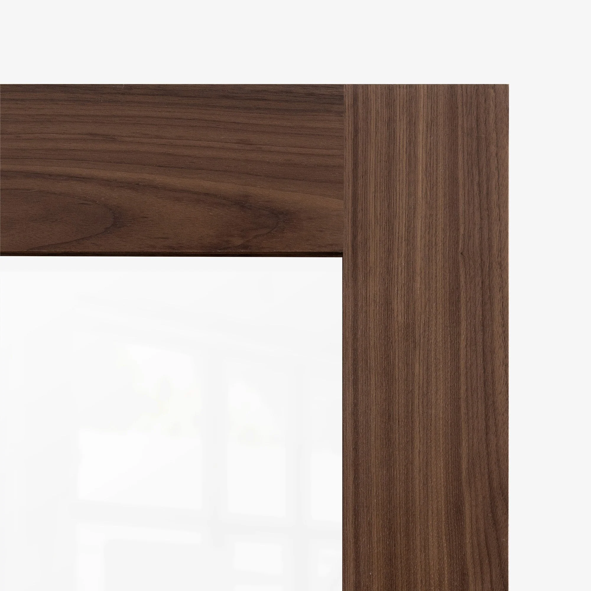 Internal Walnut Fully Finished 1 Light Clear Glass DX Door - Image 4