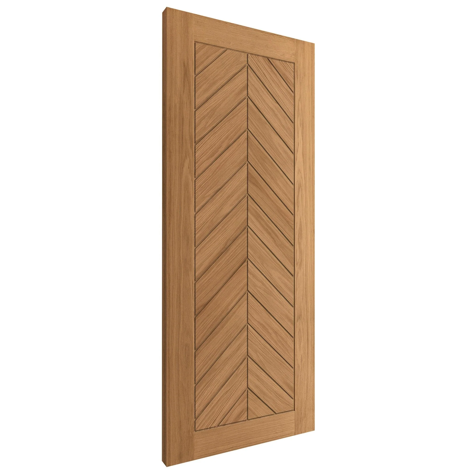 Oak Internal Fully Finished Chevron Door - Image 2