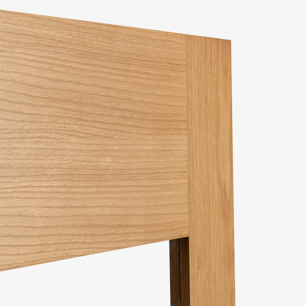 Oak Internal Fully Finished Edison 7 Panel 3 Light Clear Glass Door - Image 5