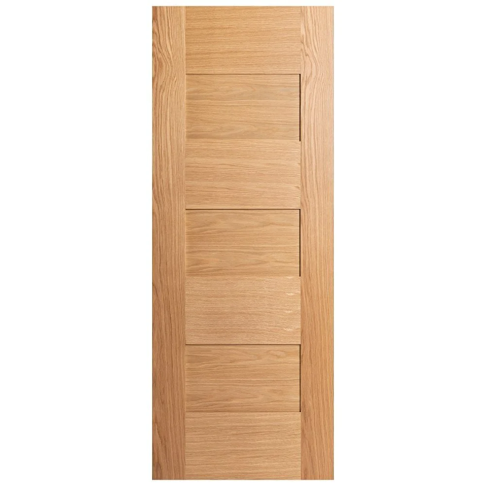 Oak Internal Fully Finished Edison 7 Panel Made-to-Measure Door - Image 3