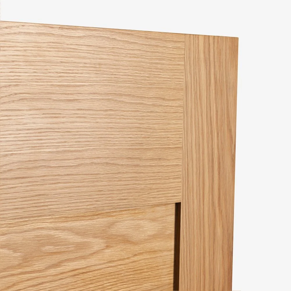 Oak Internal Fully Finished Edison 7 Panel Made-to-Measure Door - Image 4