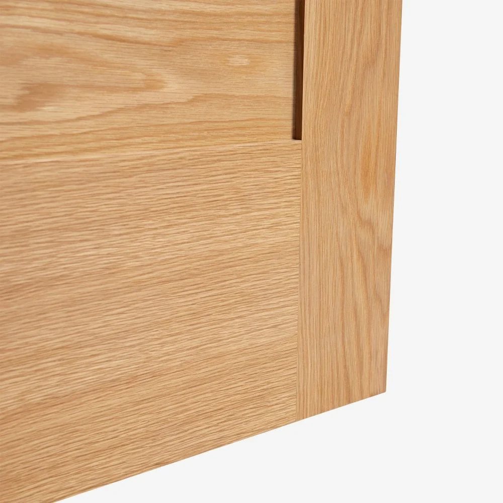 Oak Internal Fully Finished Edison 7 Panel Made-to-Measure Door - Image 5