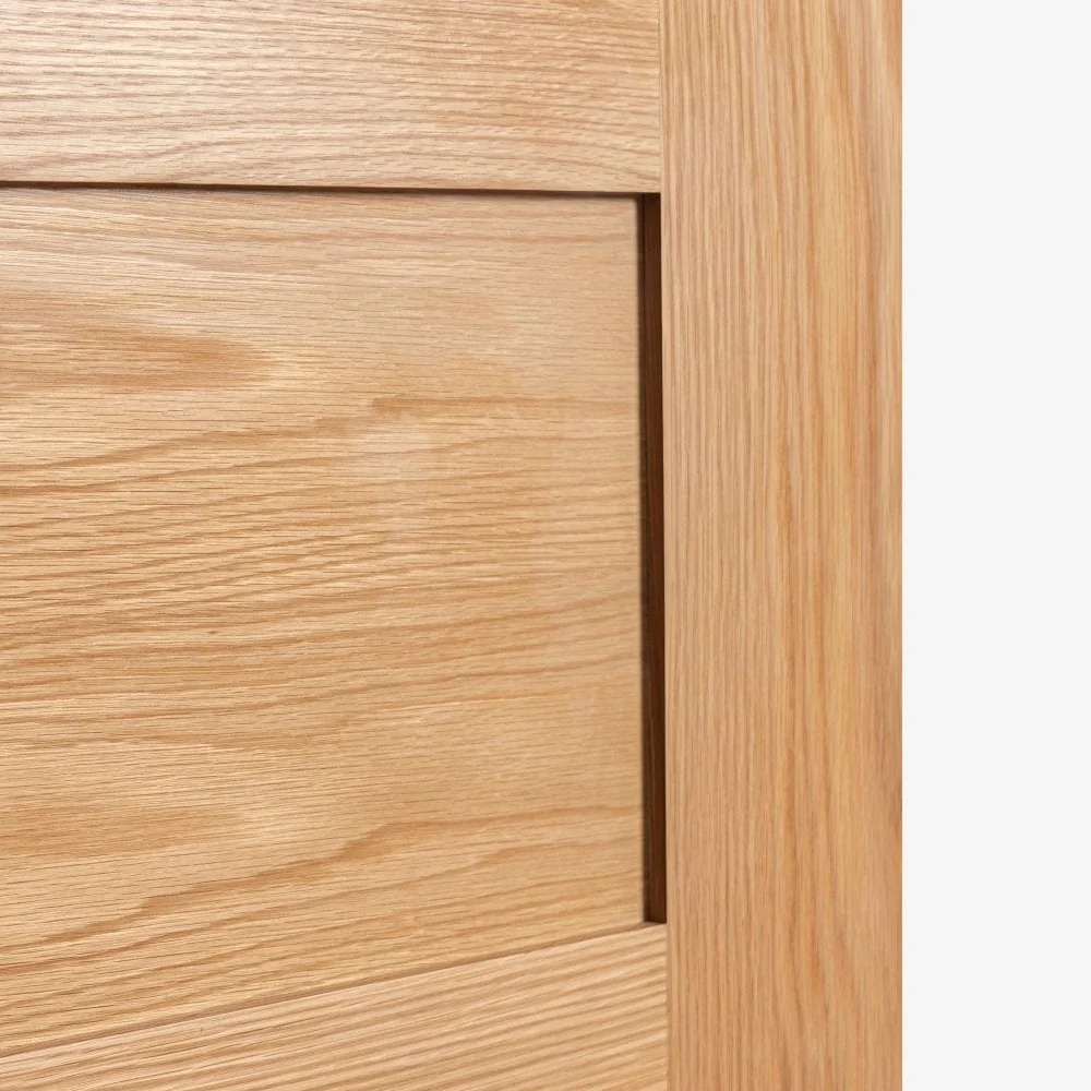 Oak Internal Fully Finished Edison 7 Panel Made-to-Measure Door - Image 6