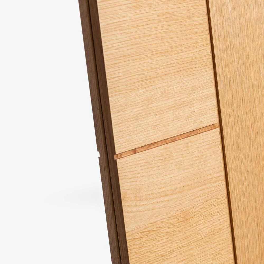 Oak Internal Fully Finished Pedrena 1 Light Clear Glass Made-to-Measure Door - Image 5