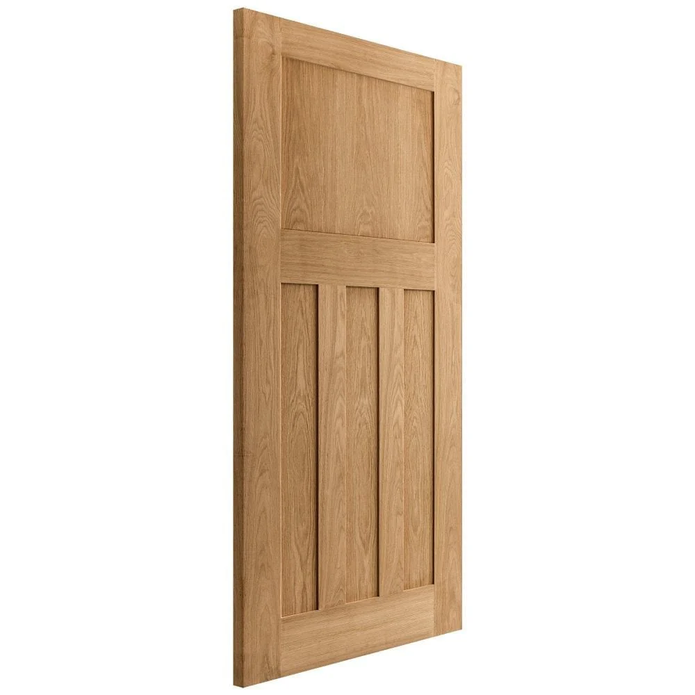 Oak Internal Unfinished 1930's DX Made-to-Measure FD30 Fire Door - Image 2