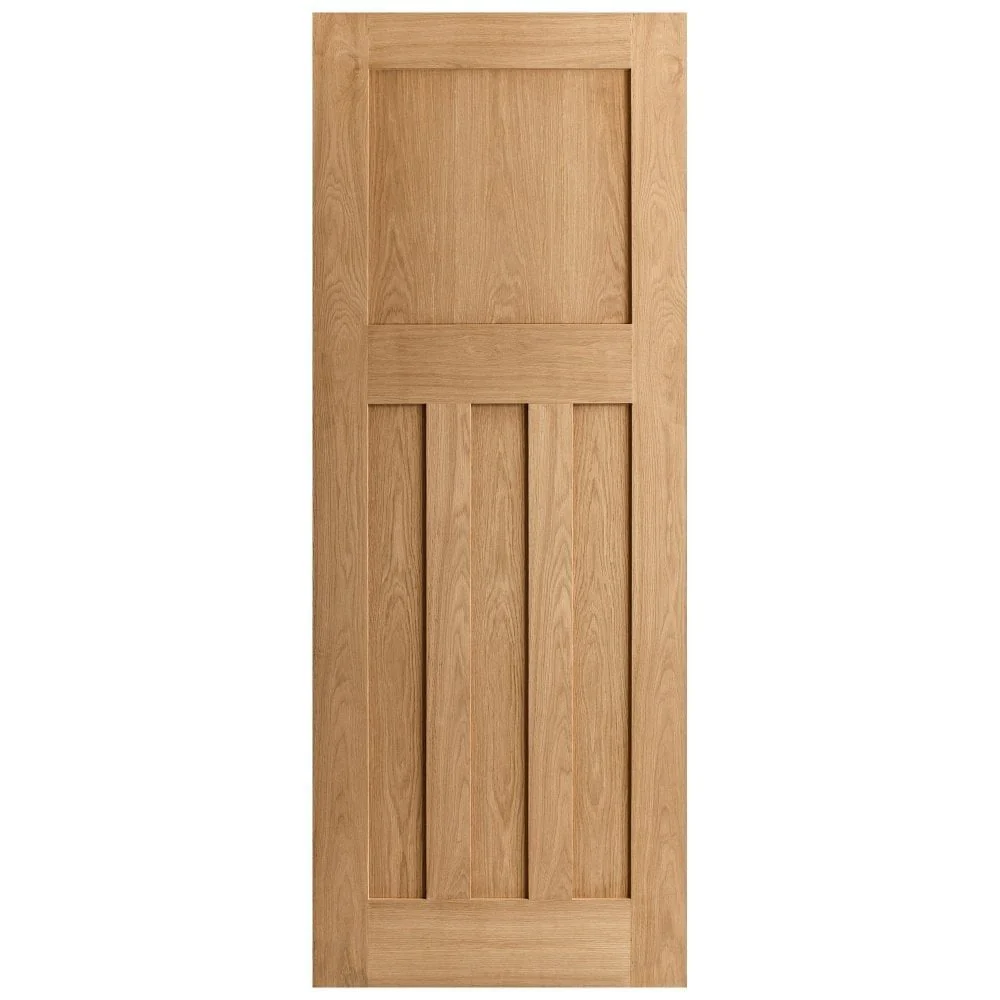 Oak Internal Unfinished 1930's DX Made-to-Measure FD30 Fire Door - Image 3