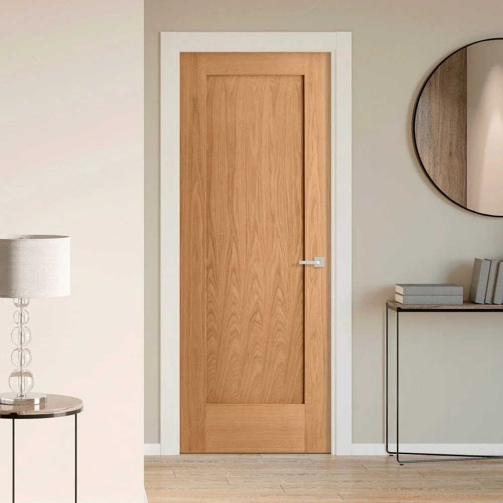 Oak Internal Unfinished Pattern 10 Made-to-Measure FD30 Fire Door